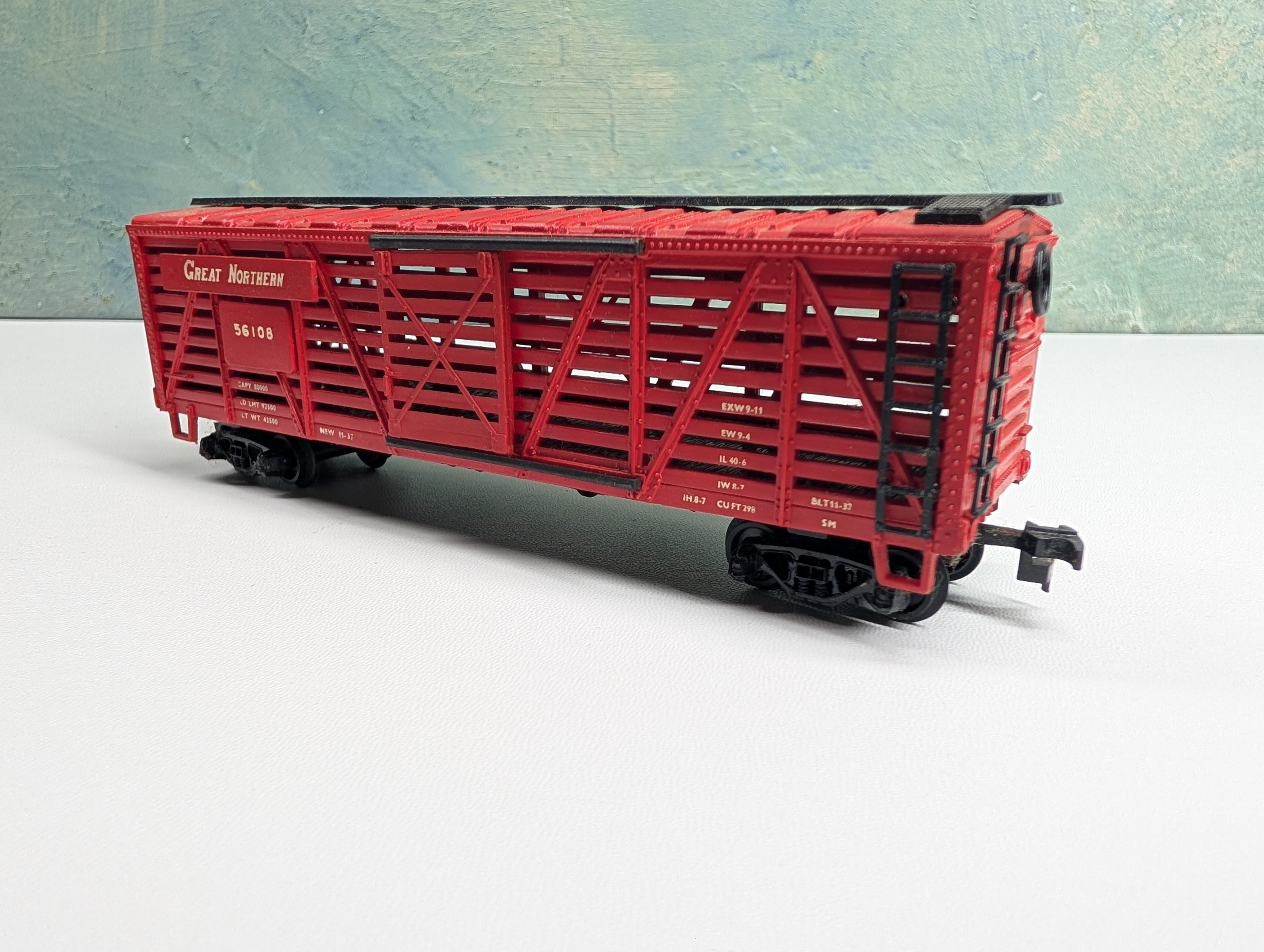 USED HO Scale Cattle Stock Car Great Northern GN #56108