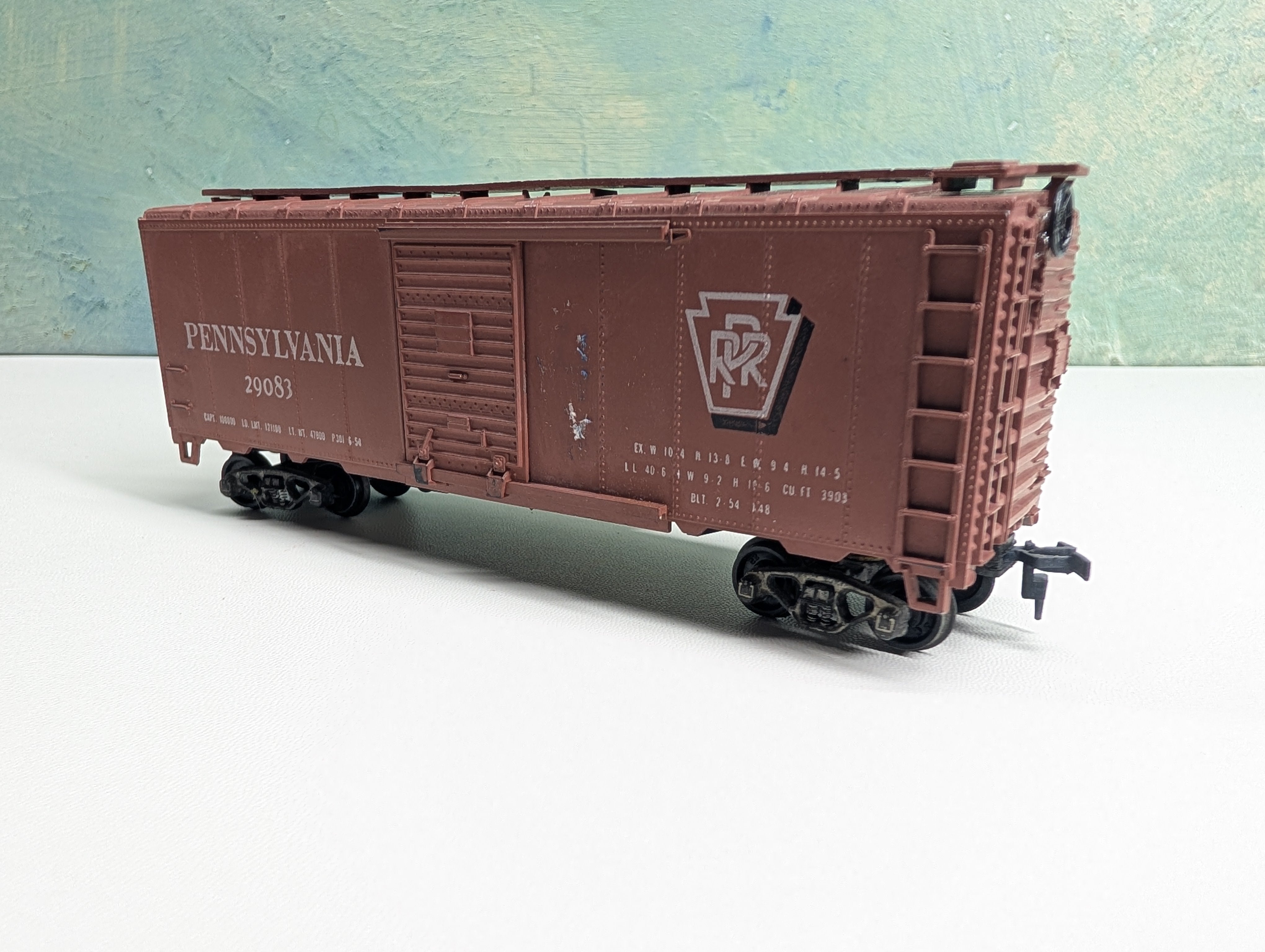 USED Athearn HO Scale 40' Box Car Pennsylvania PRR #29083
