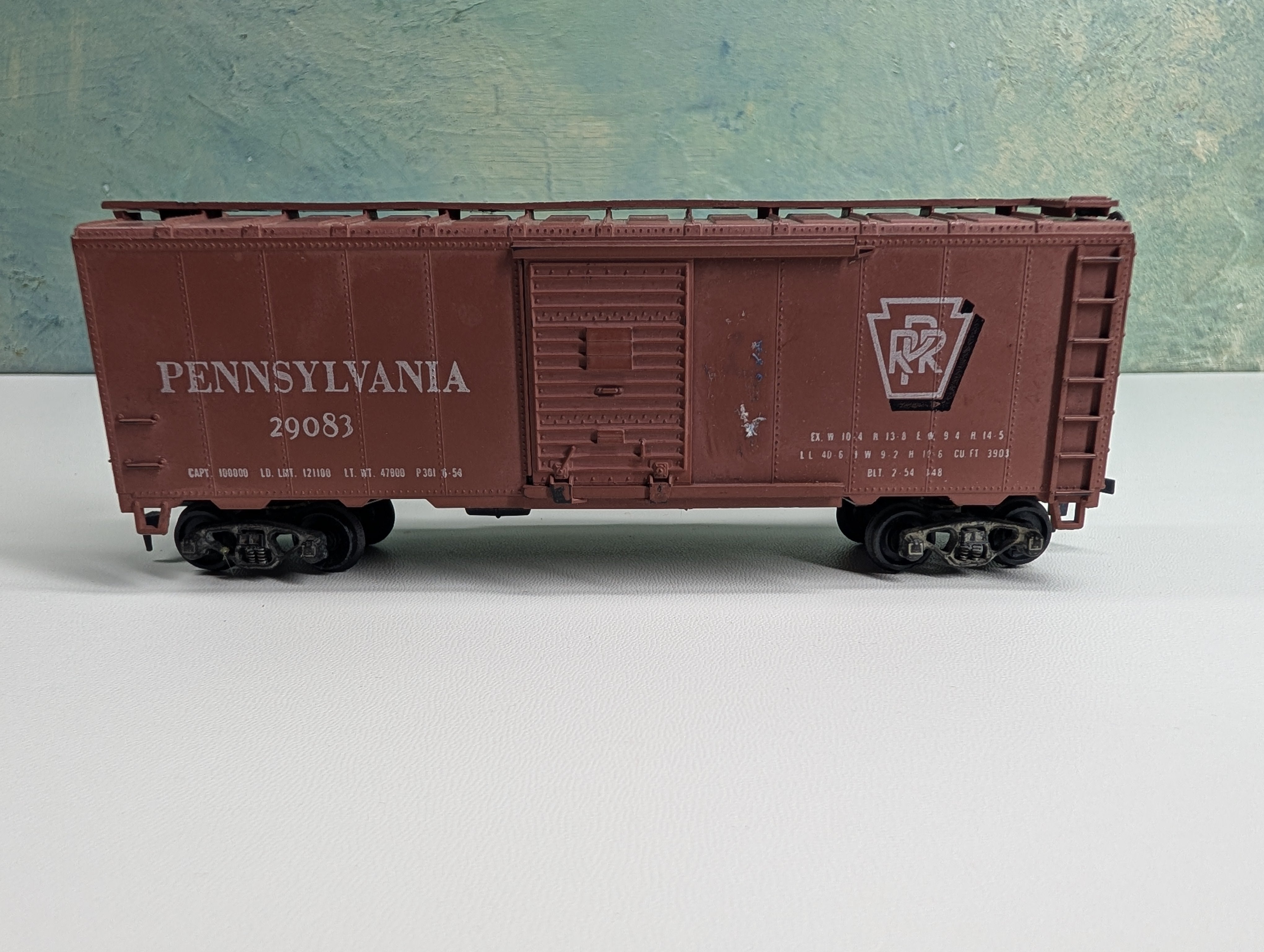 USED Athearn HO Scale 40' Box Car Pennsylvania PRR #29083