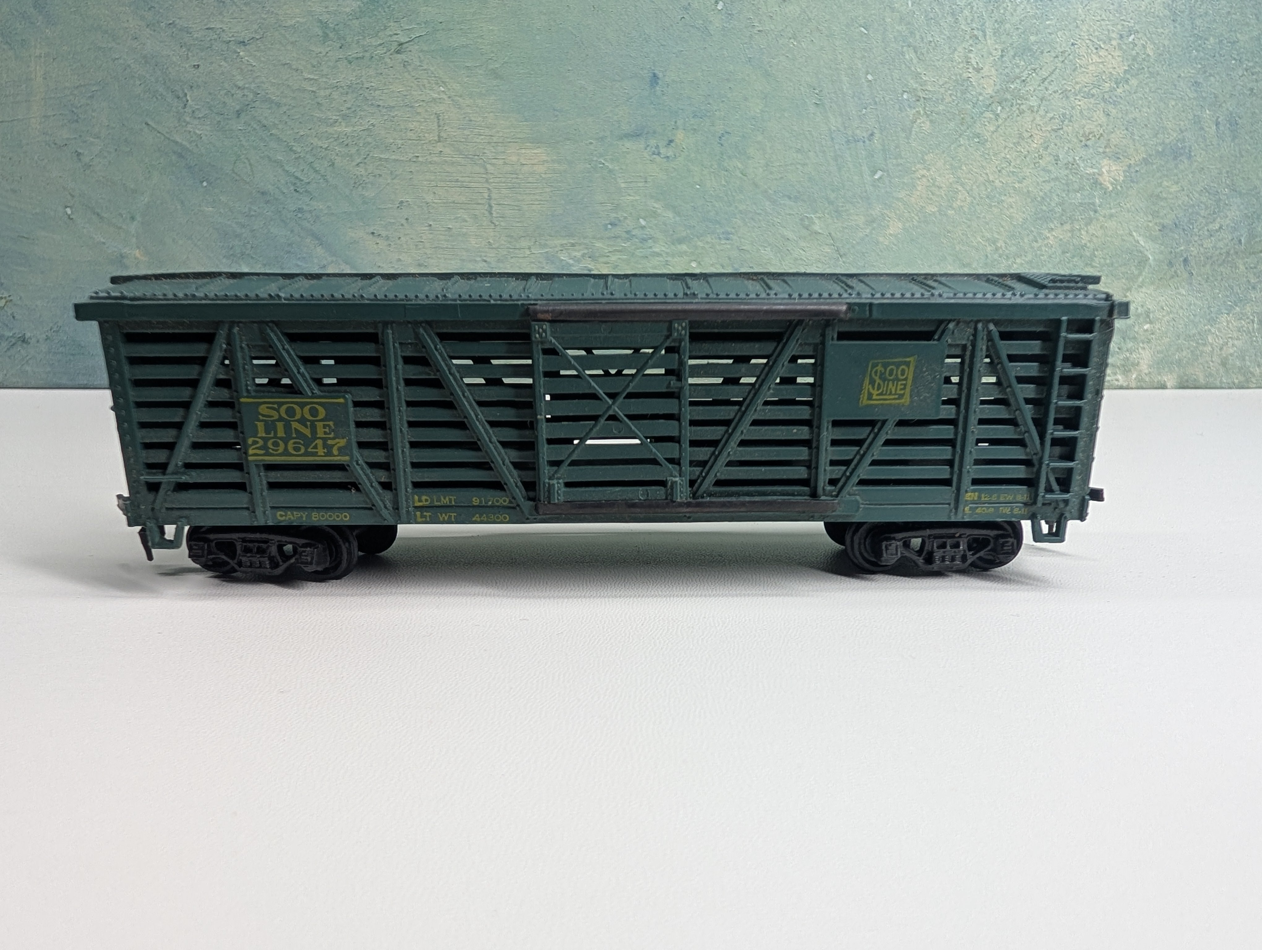 USED HO Scale Cattle Stock Car SOO Line #29647