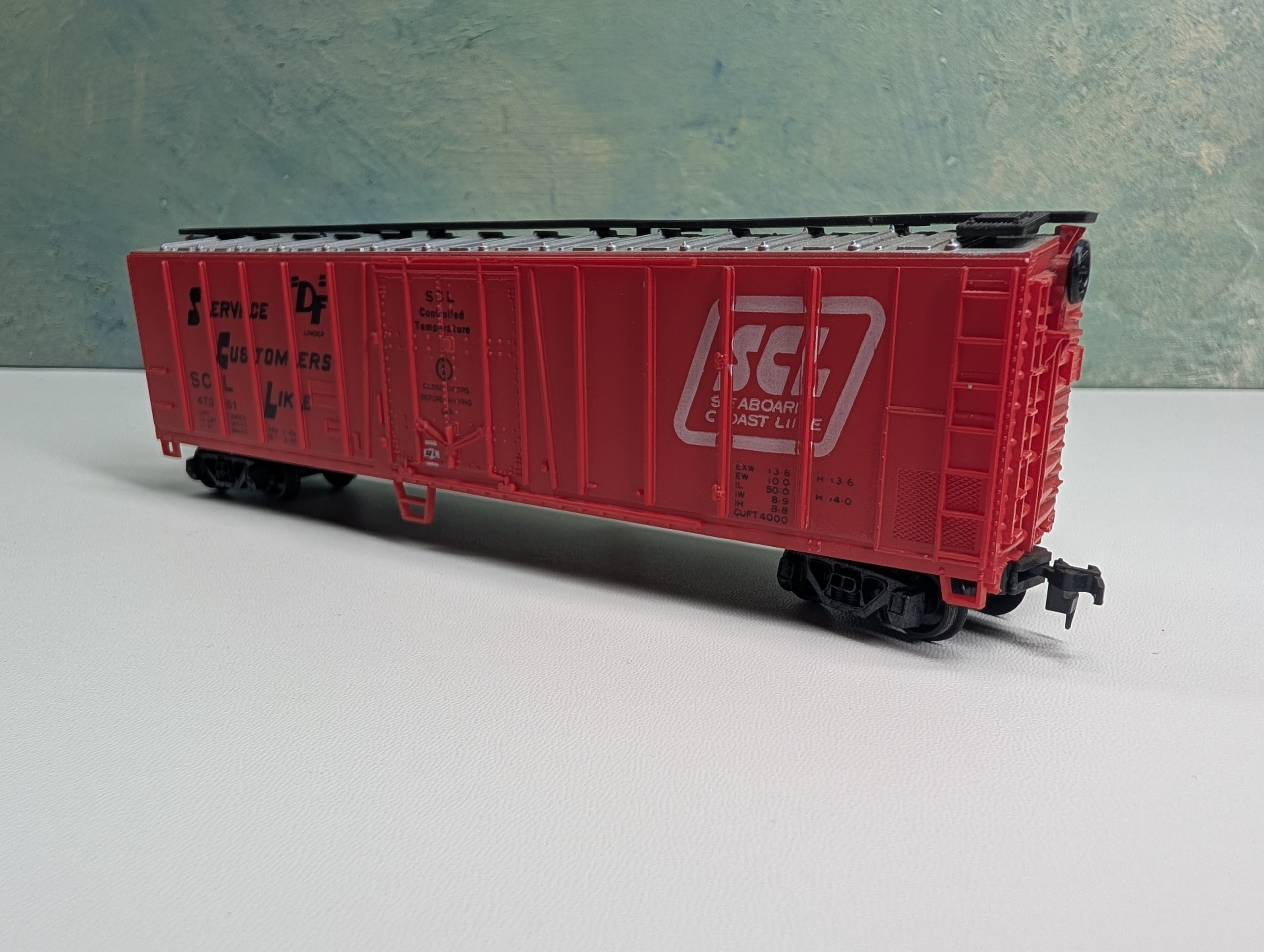 USED HO Scale 50' Box Car Seaboard Coast Line SCL #47351