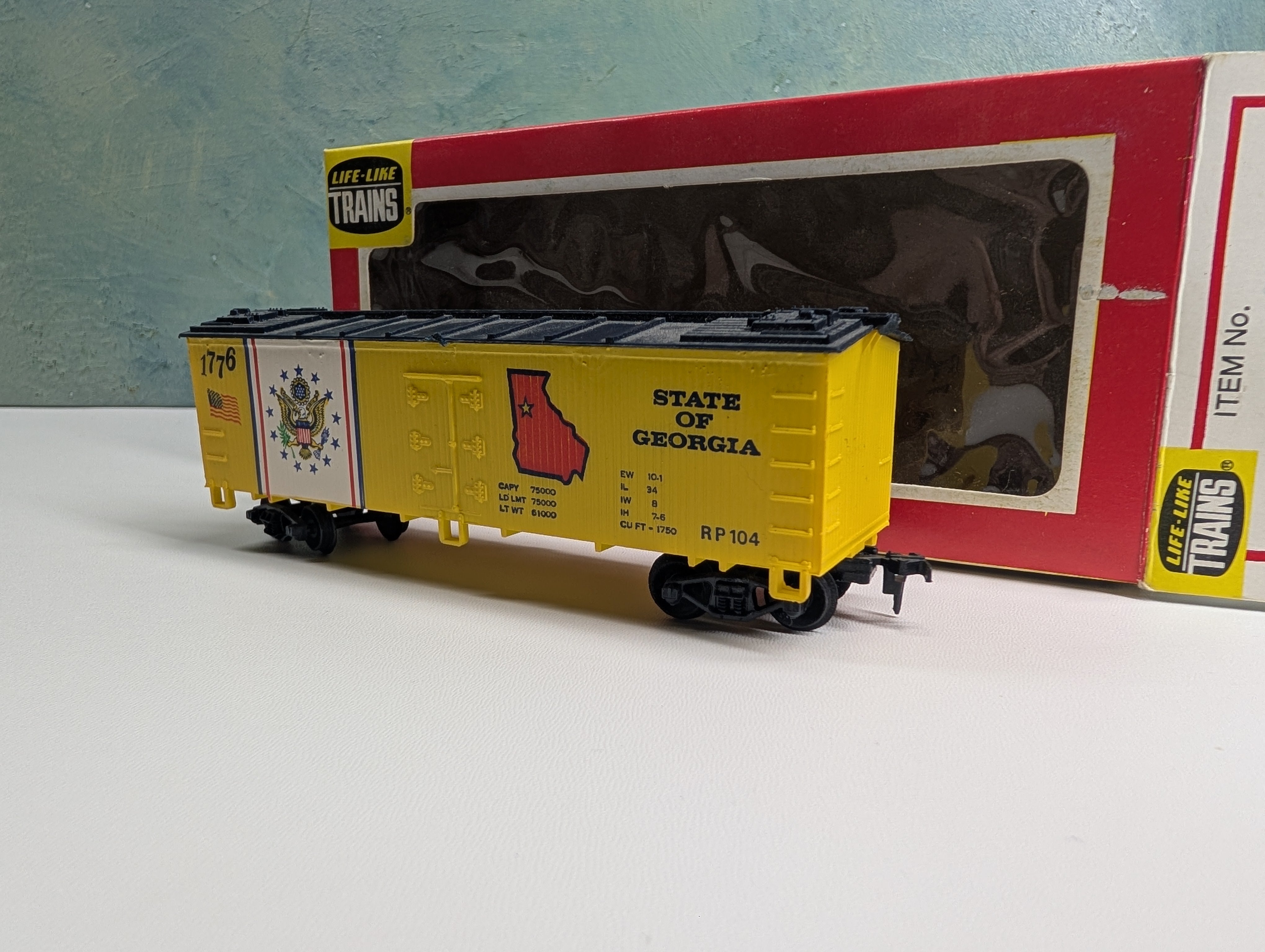 USED Life-Like HO Scale State Reefer Georgia