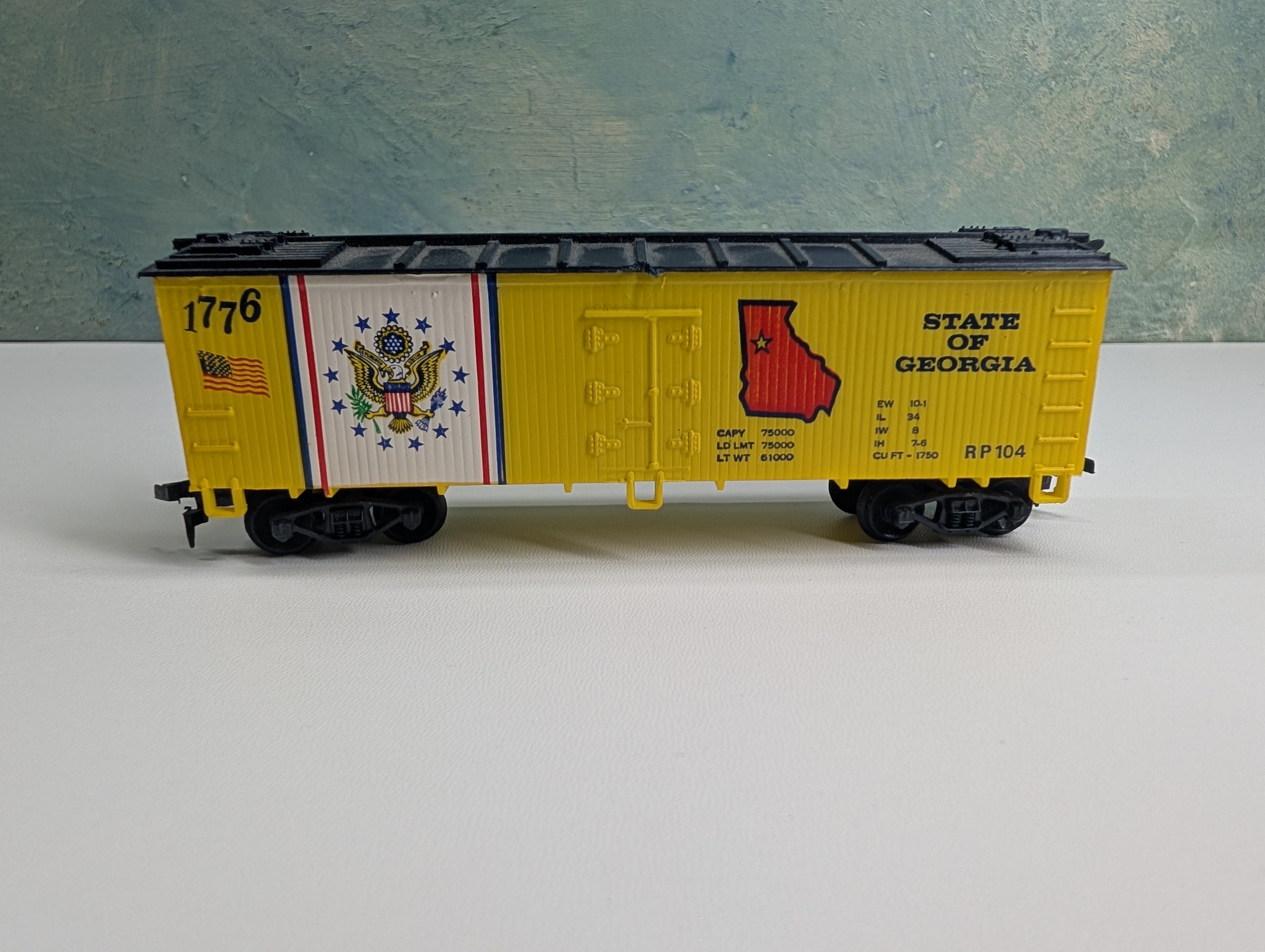 USED Life-Like HO Scale State Reefer Georgia