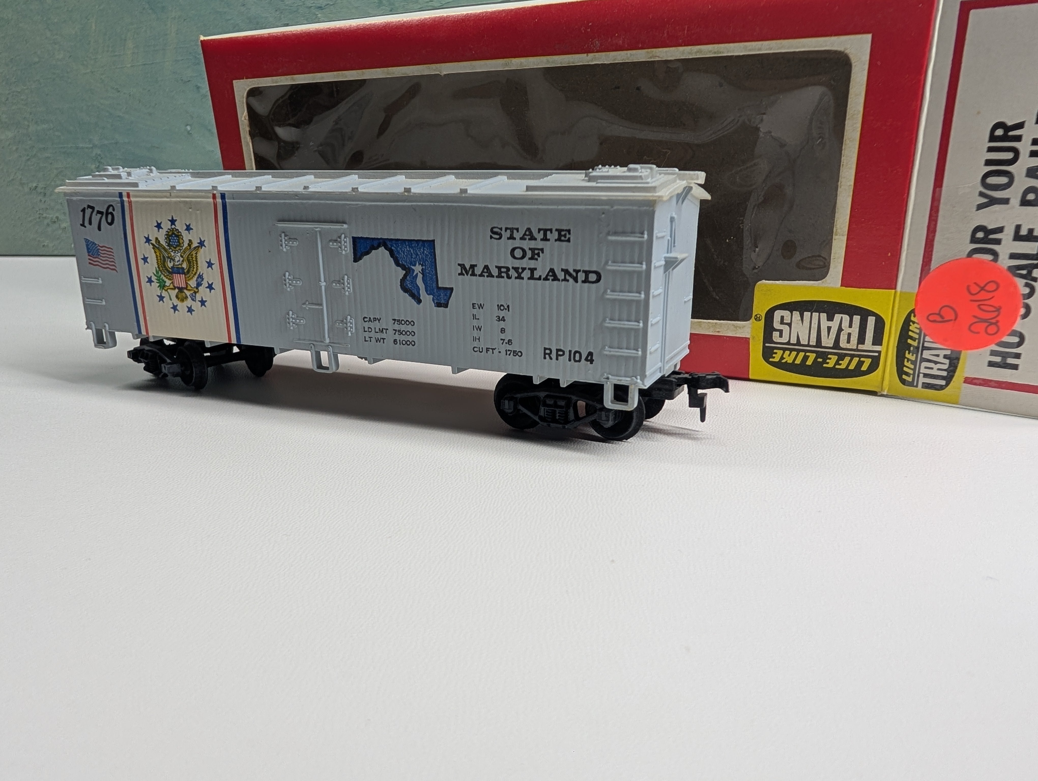USED Life-Like HO Scale State Reefer Maryland