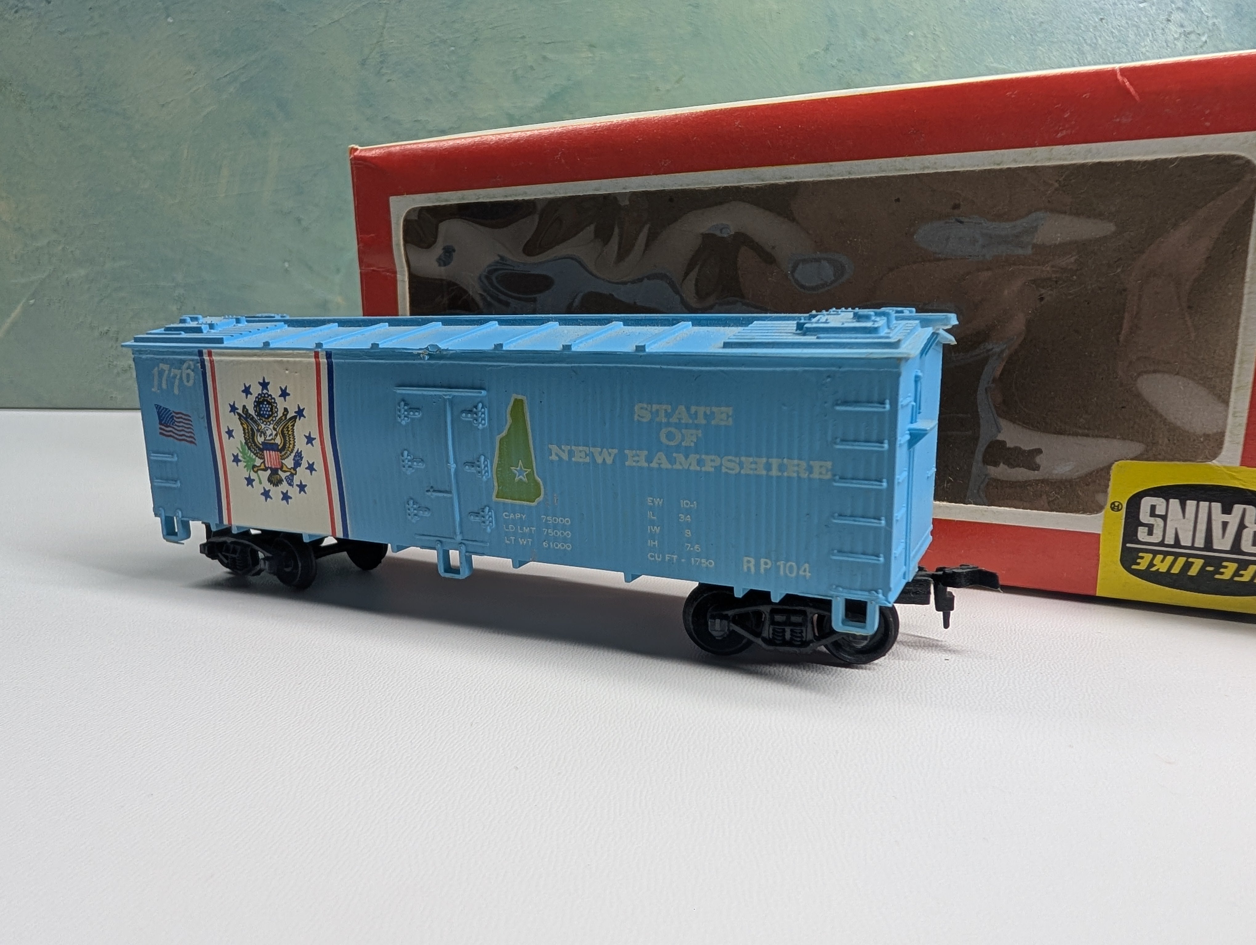 USED Life-Like HO Scale State Reefer New Hampshire