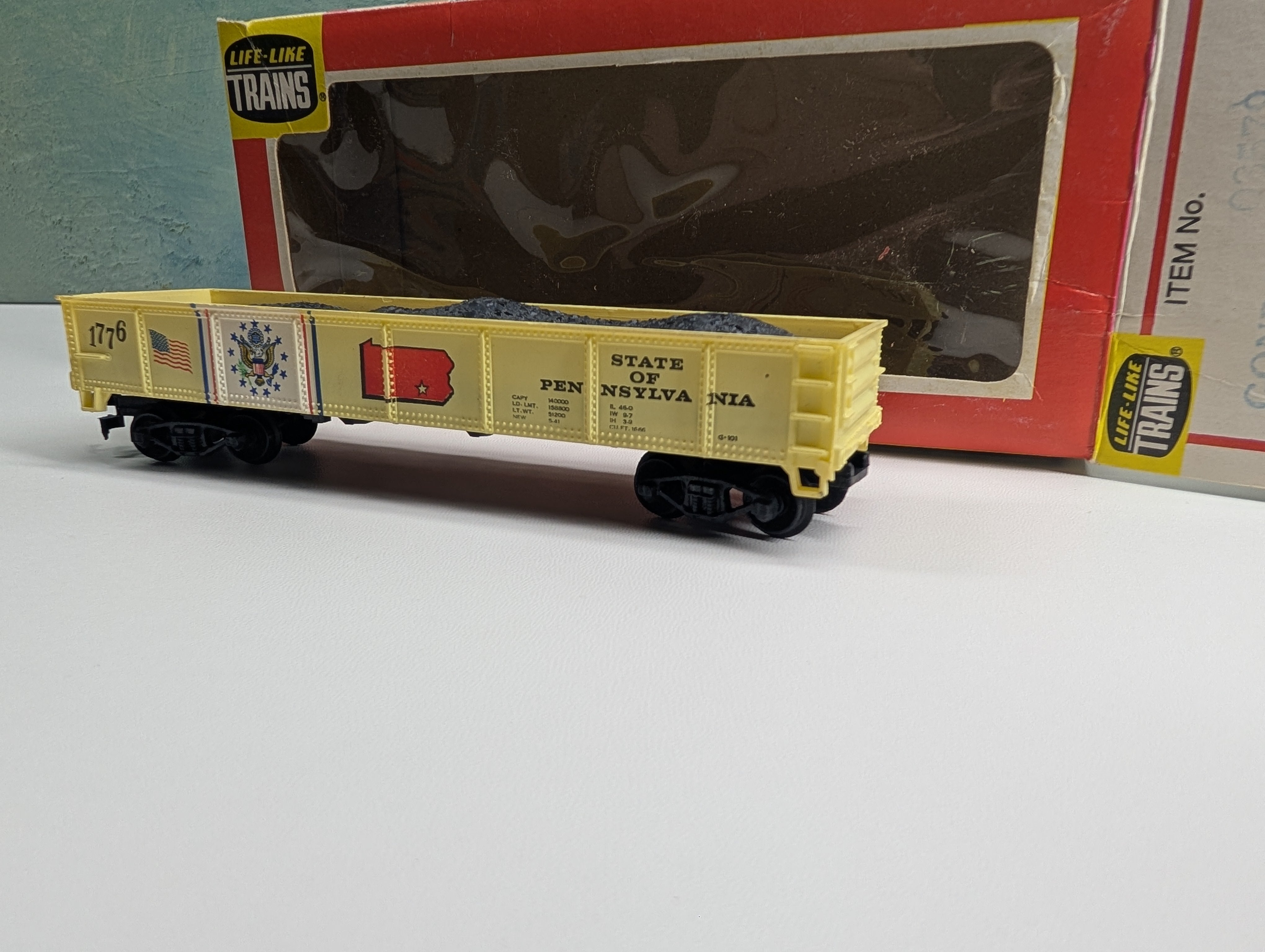 USED Life-Like HO Scale State Gondola Pennsylvania