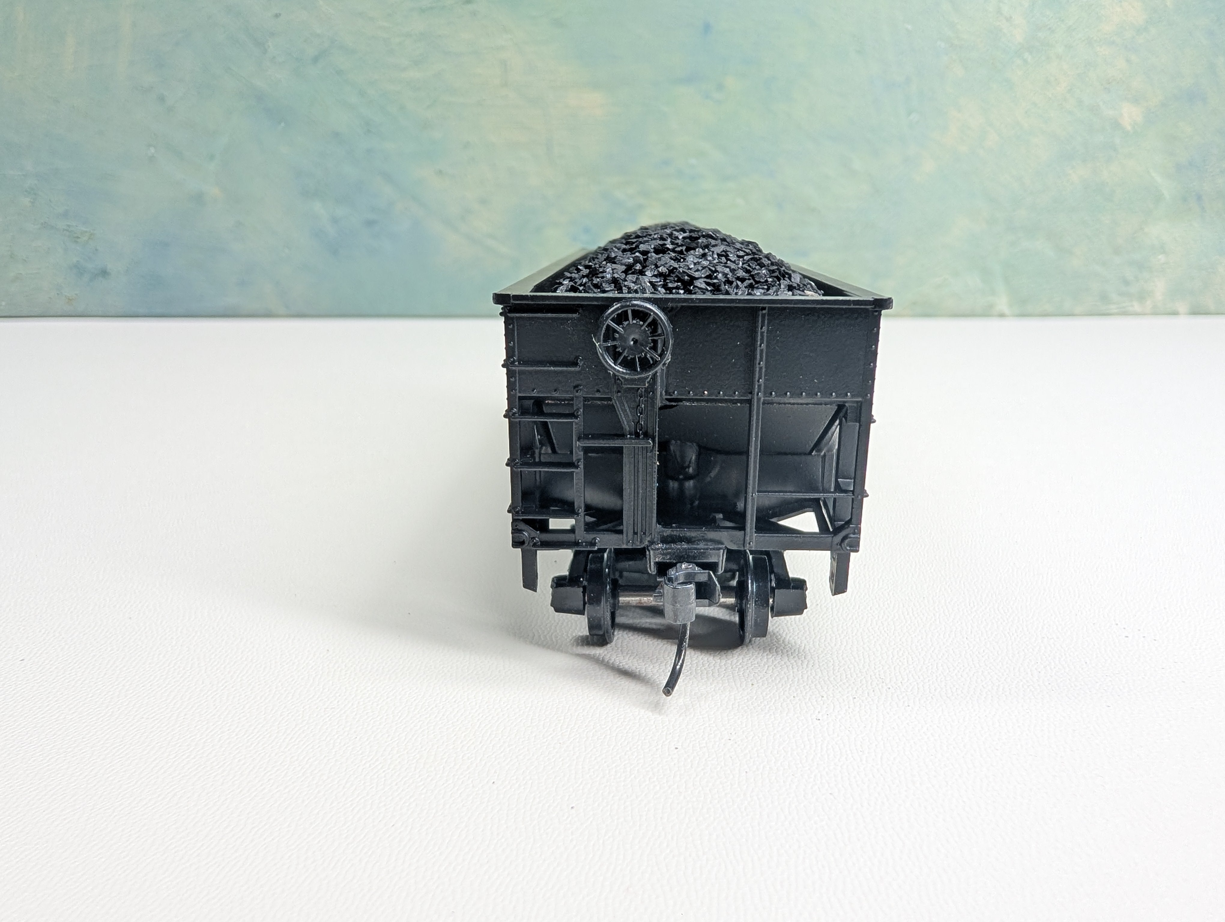 USED Athearn HO Scale 2 Bay Open Hopper w/ Coal Load Pennsylvania PRR #220320 3rd Rail Graphics Custom