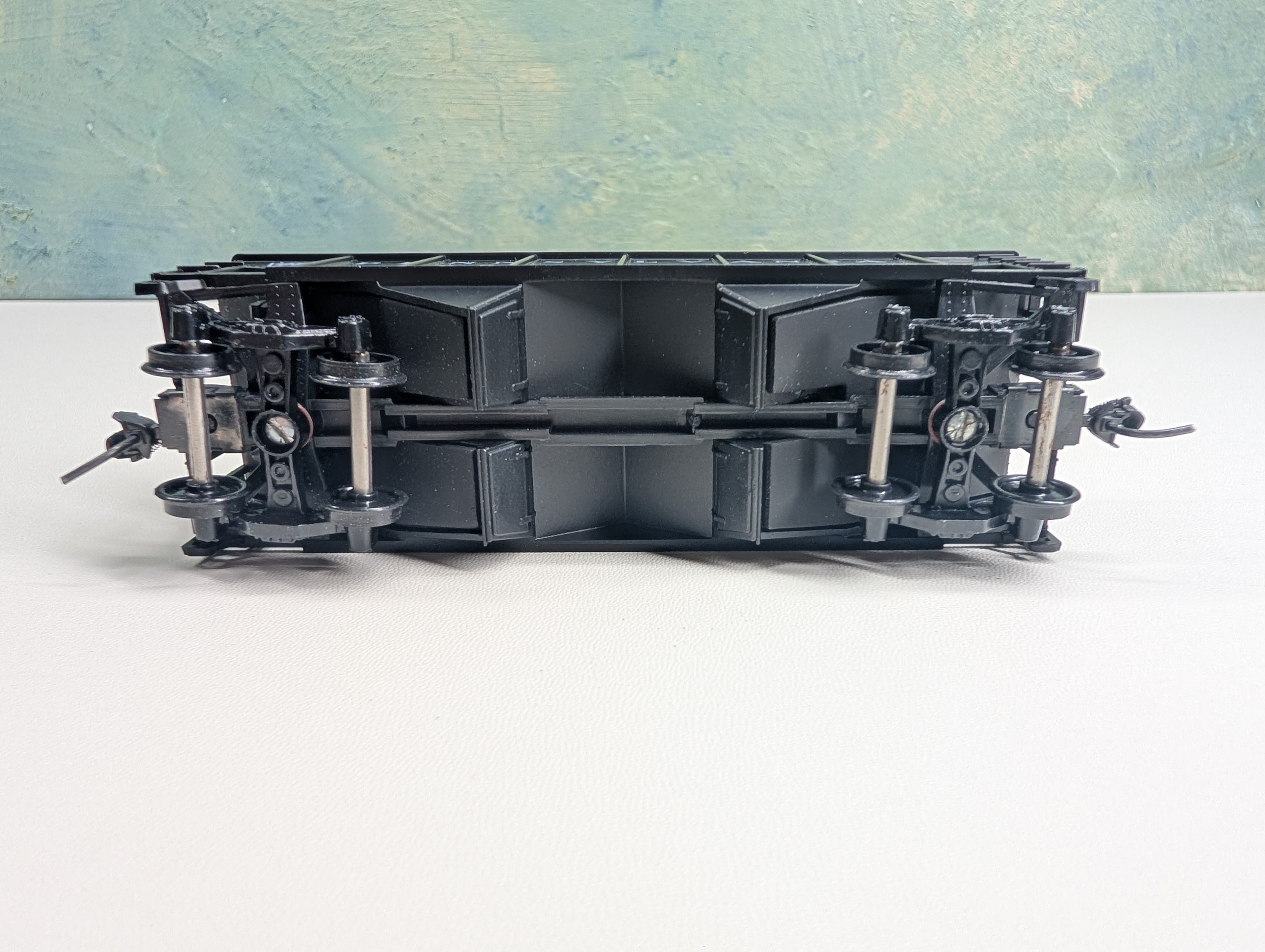 USED Athearn HO Scale 2 Bay Open Hopper w/ Coal Load Pennsylvania PRR #220320 3rd Rail Graphics Custom