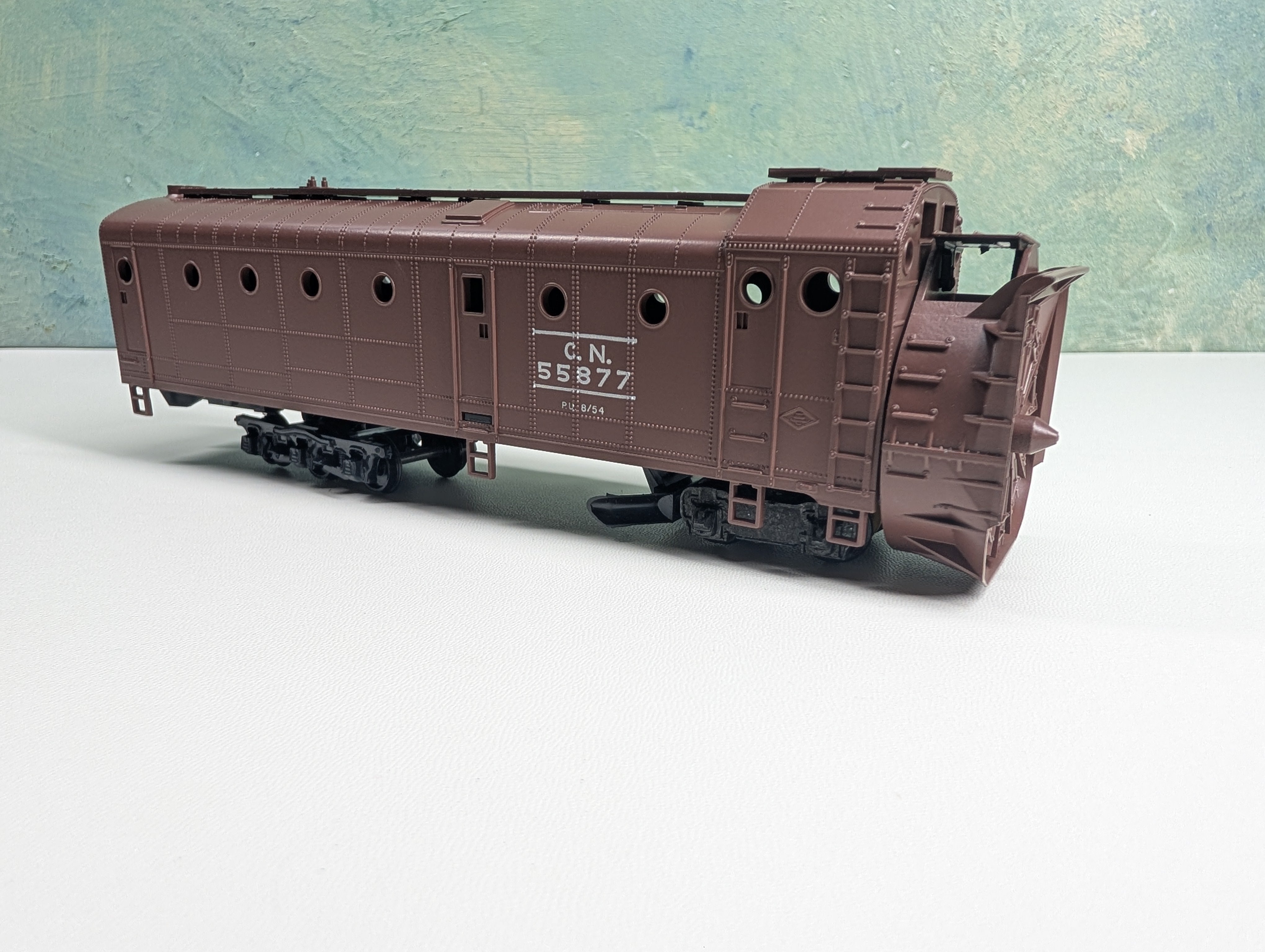 USED Athearn HO Scale Rotary Snow Plow Canadian National CN #55877