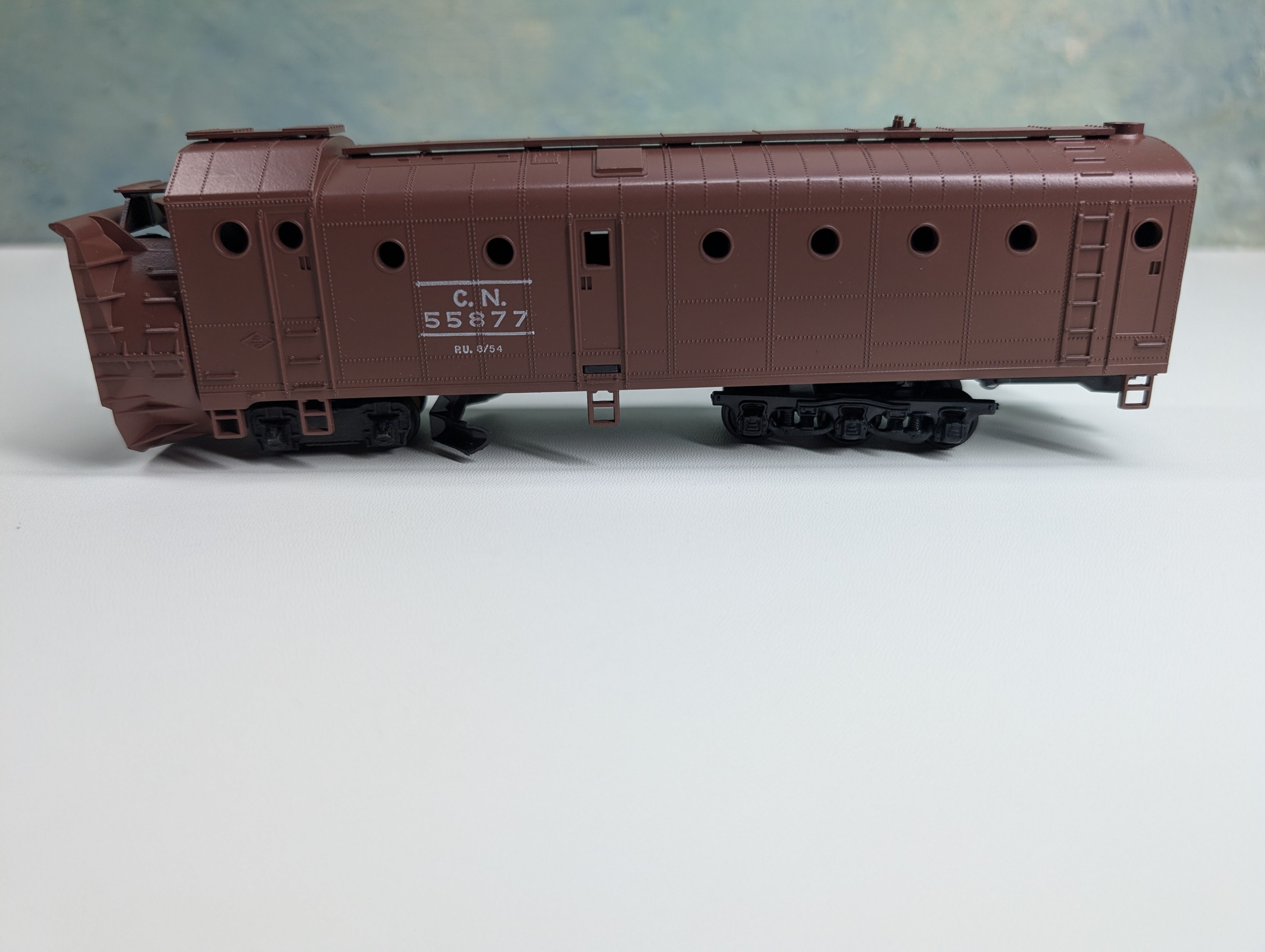 USED Athearn HO Scale Rotary Snow Plow Canadian National CN #55877