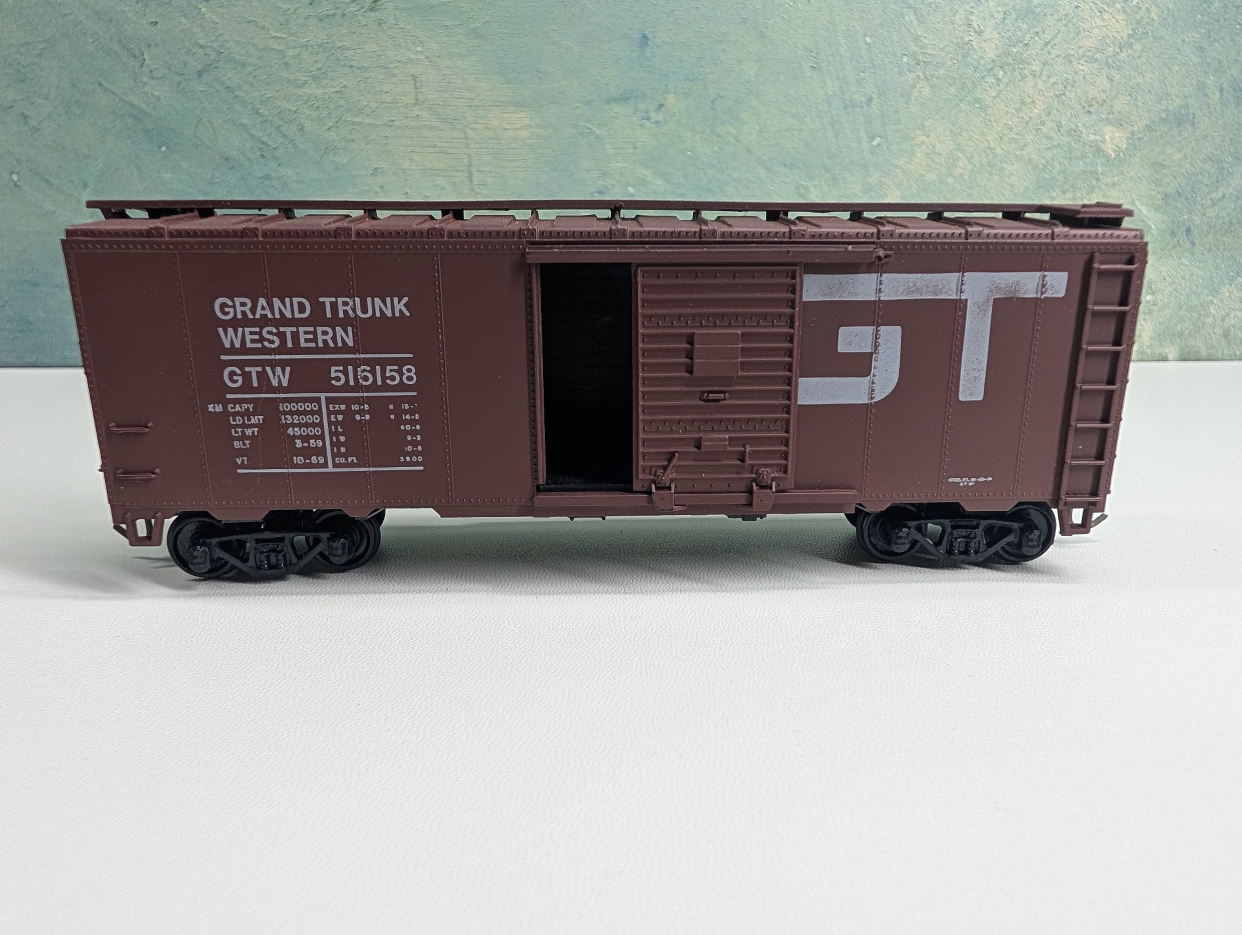 USED Athearn HO Scale 40' Box Car Grand Trunk Western GTW #516158
