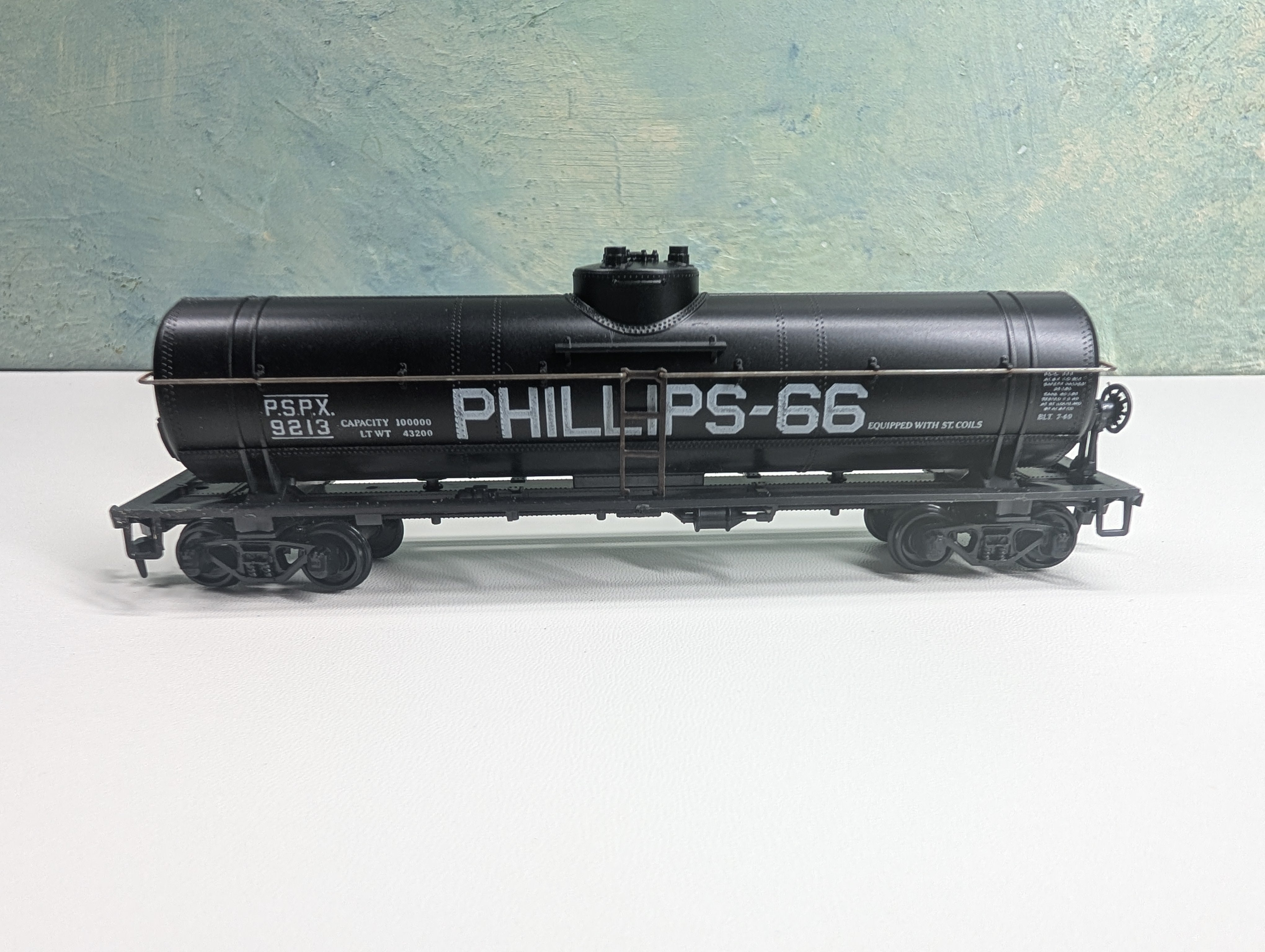 USED Athearn HO Scale Single Dome Tank Car Phillips 66 PSPX #9213