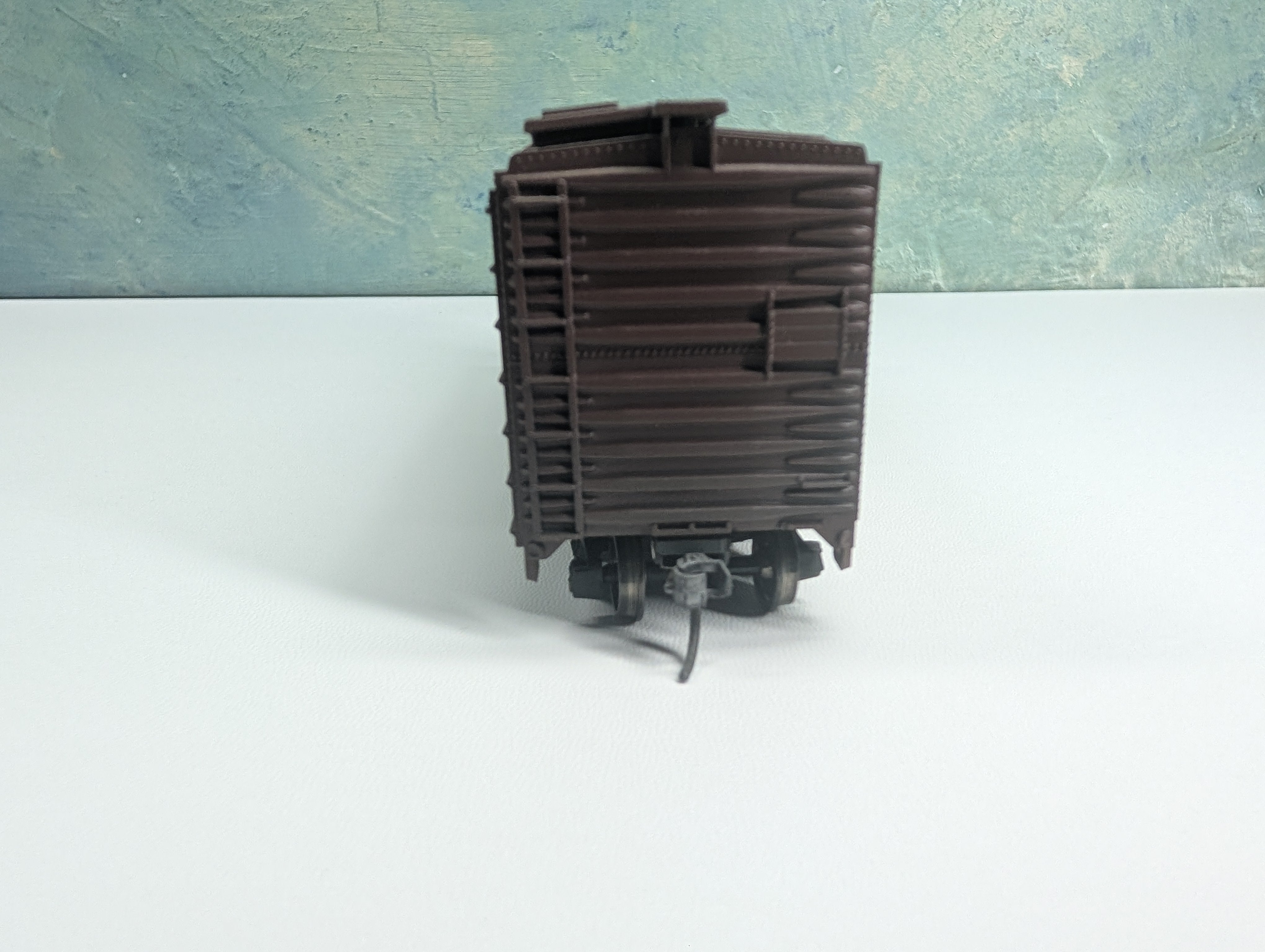 USED Athearn HO Scale Beautifully Weathered 40' Box Car Great Northern GN #11582 Metal Wheels