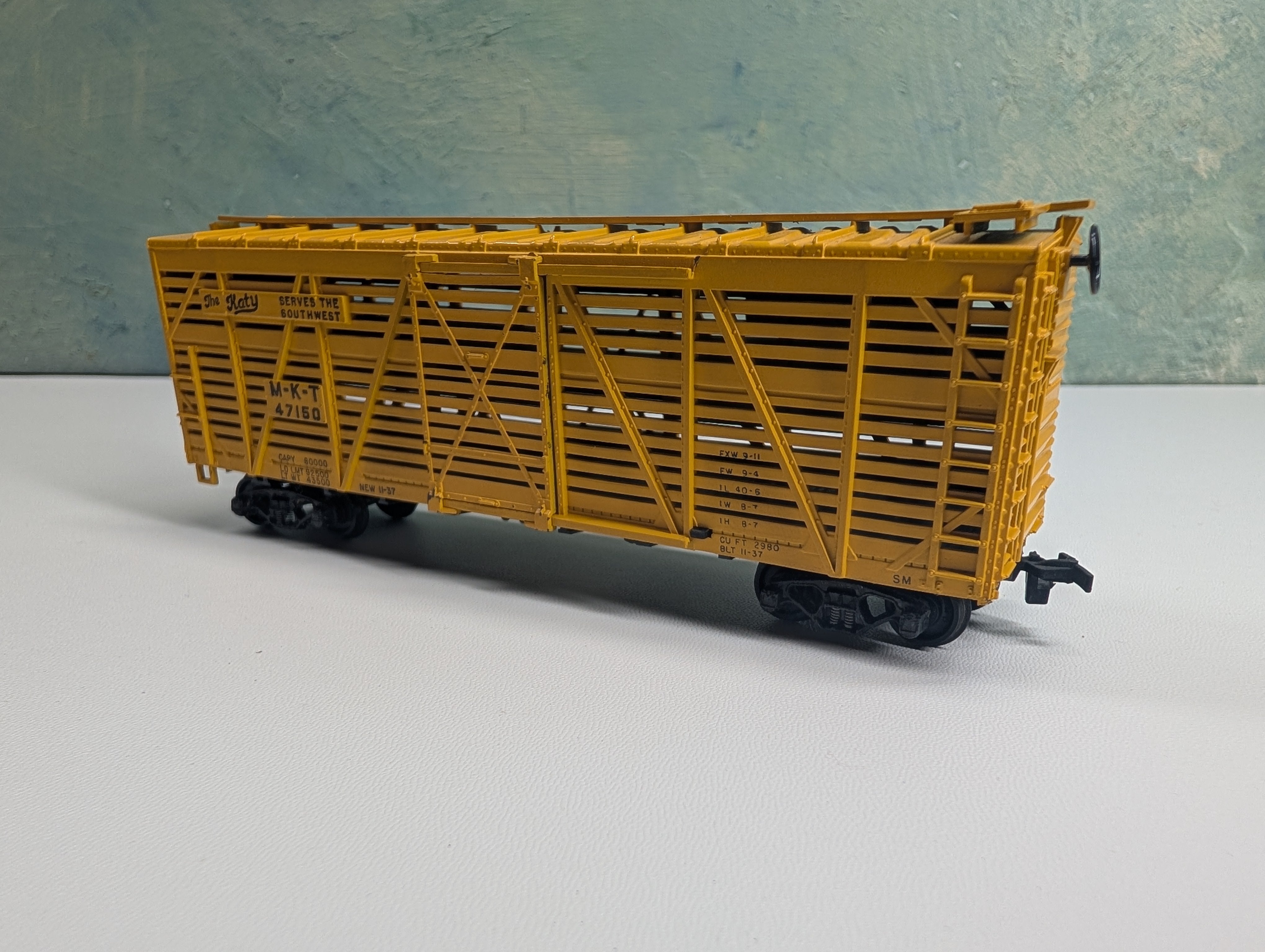 USED Athearn HO Scale Cattle Stock Car MKT #47150