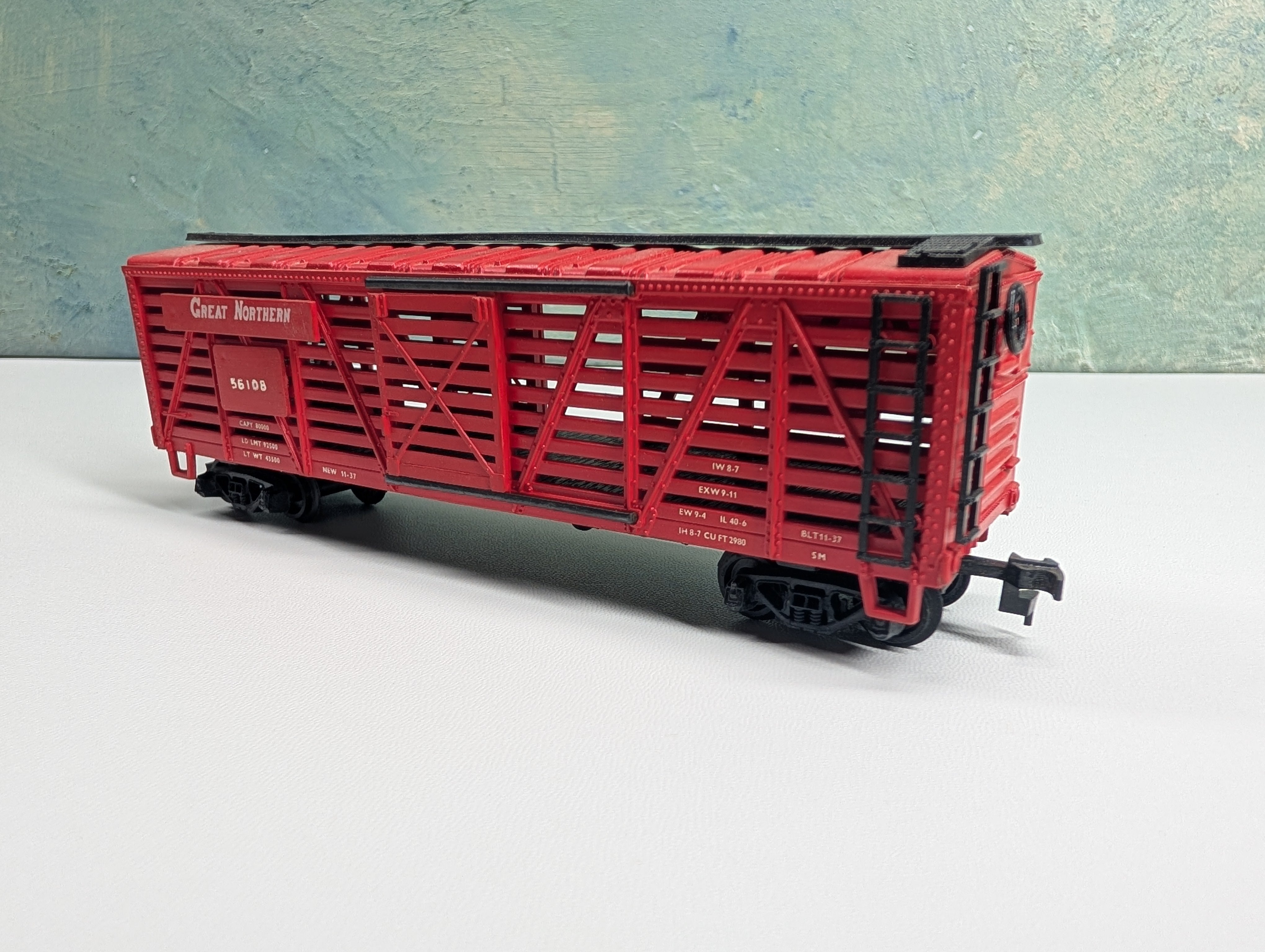USED HO Scale Cattle Stock Car Great Northern GN #56108