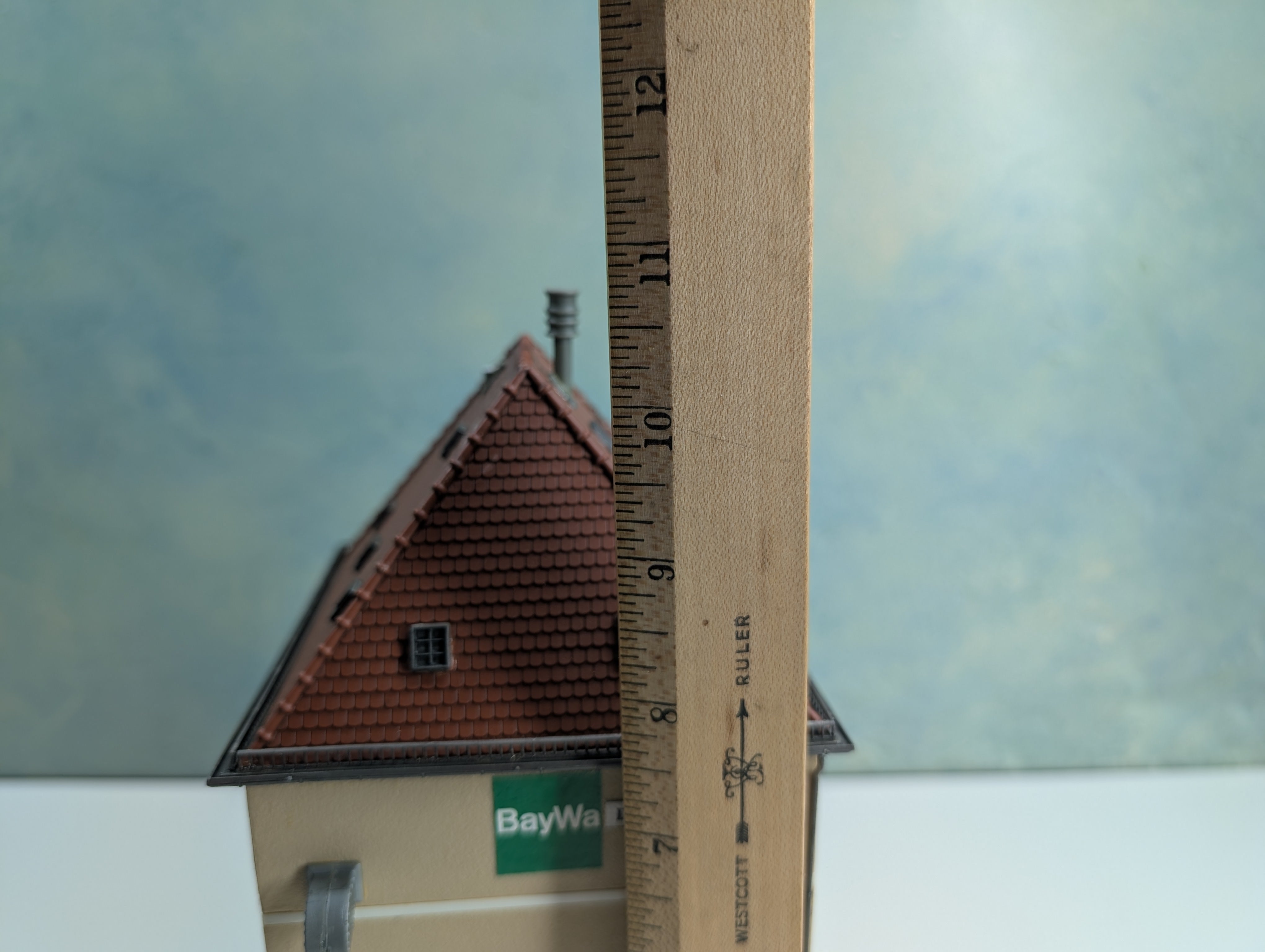 USED Pola HO Scale Silo Tower