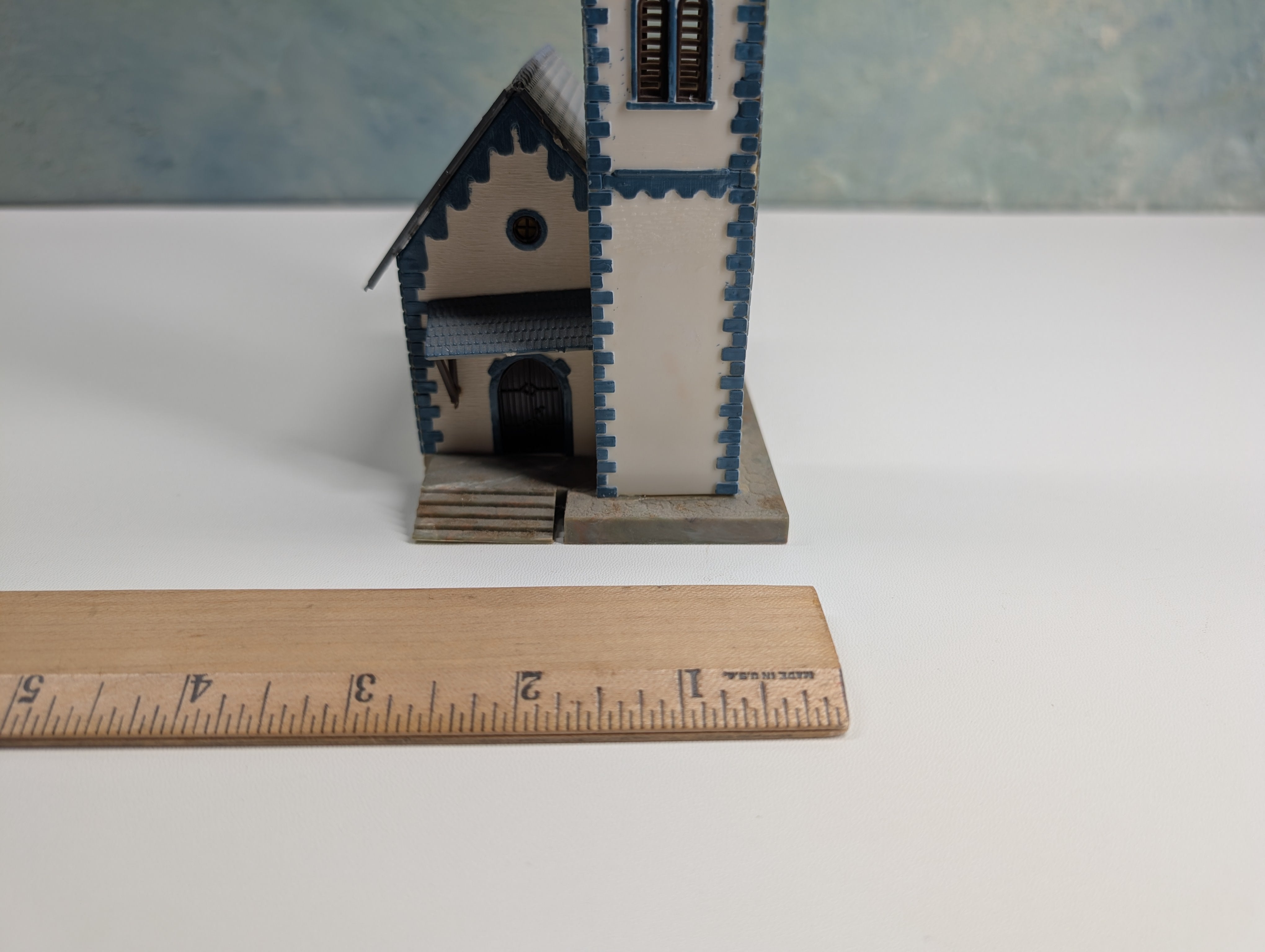 USED Faller B238 HO Scale Church with Clock Tower