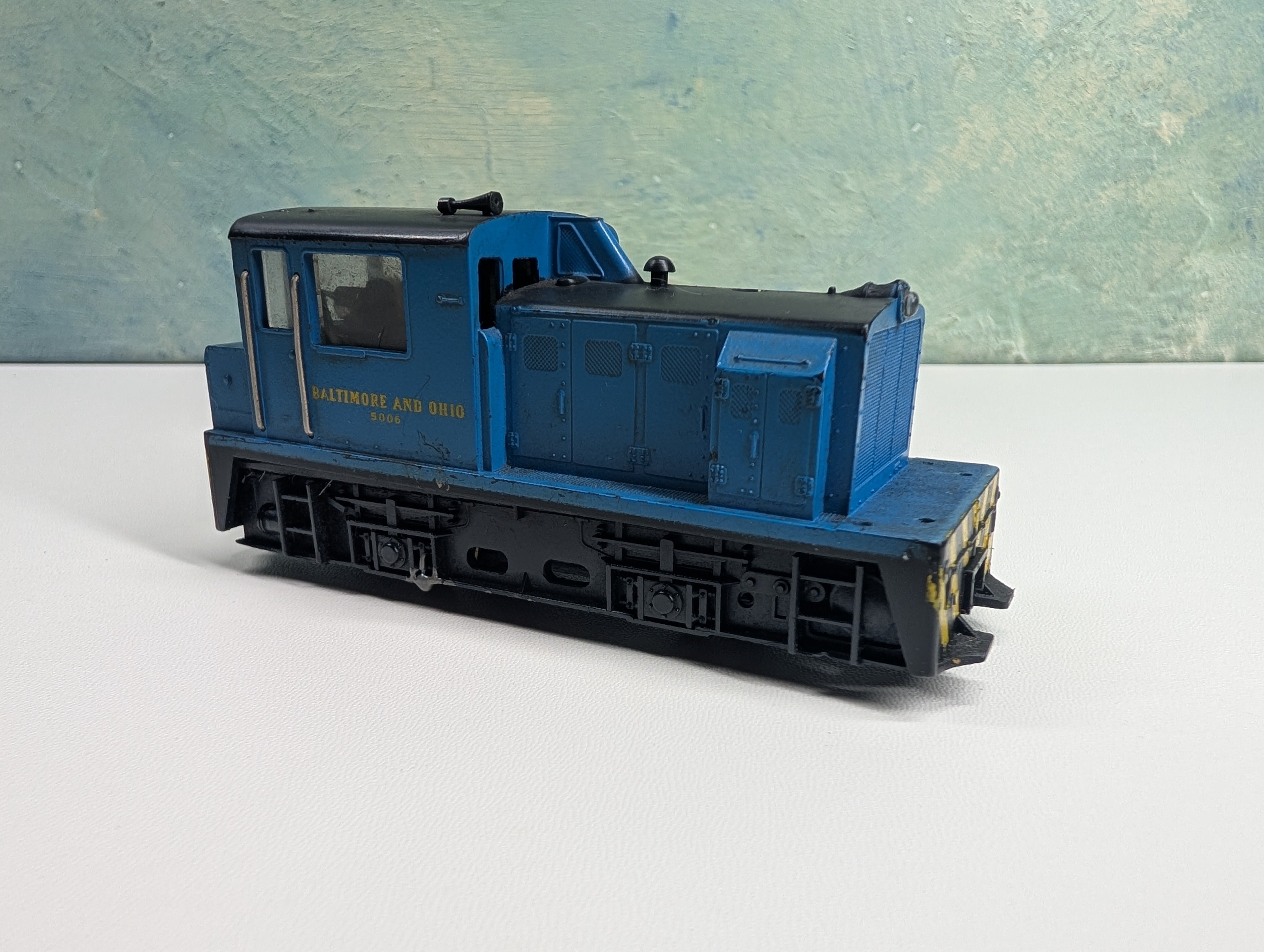 USED AHM HO Scale Plymouth Switcher Locomotive Baltimore and Ohio #5006 Tested DC