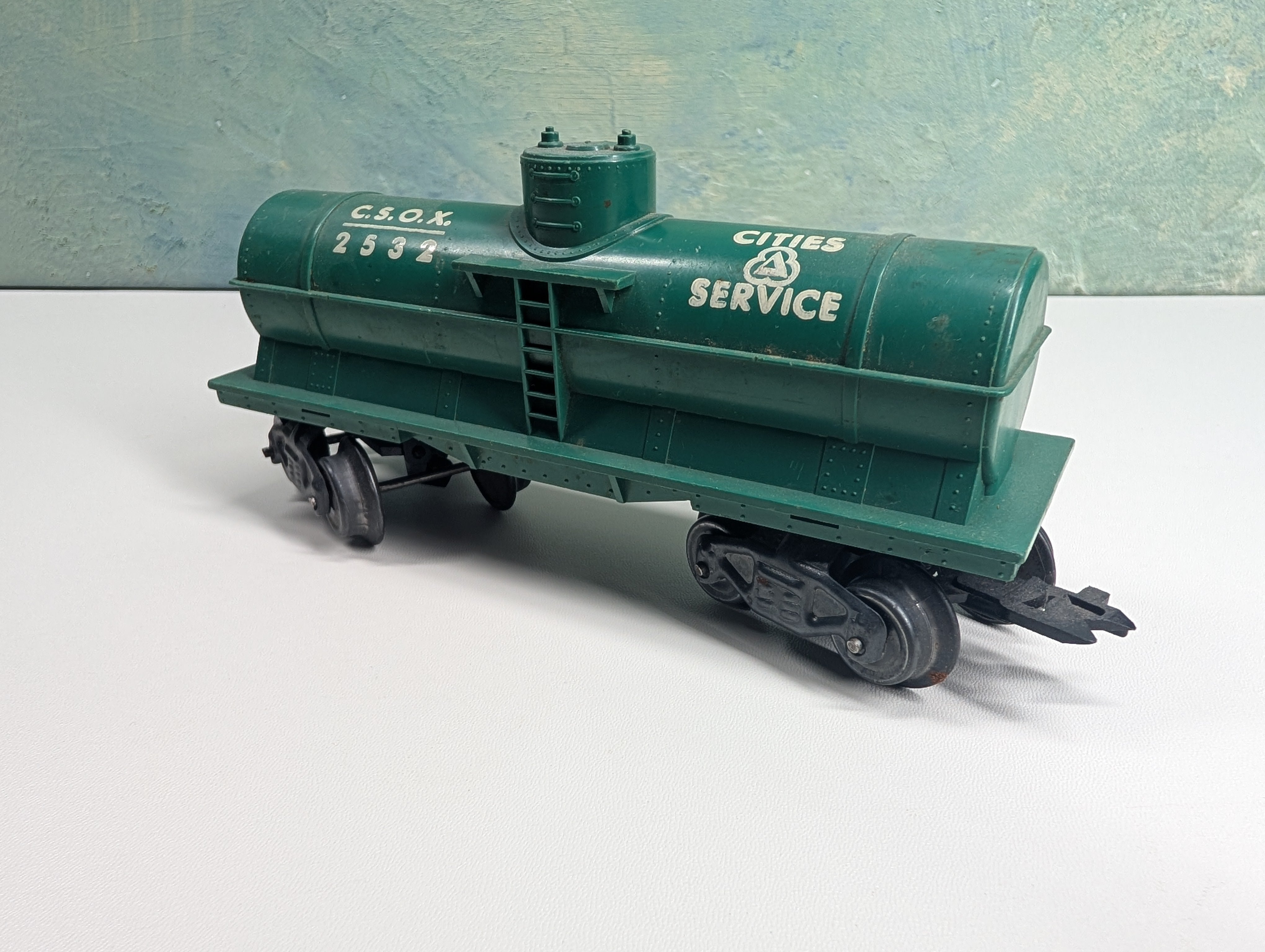 USED Marx O Single Dome Tank Car Cities Service CSOX #2532