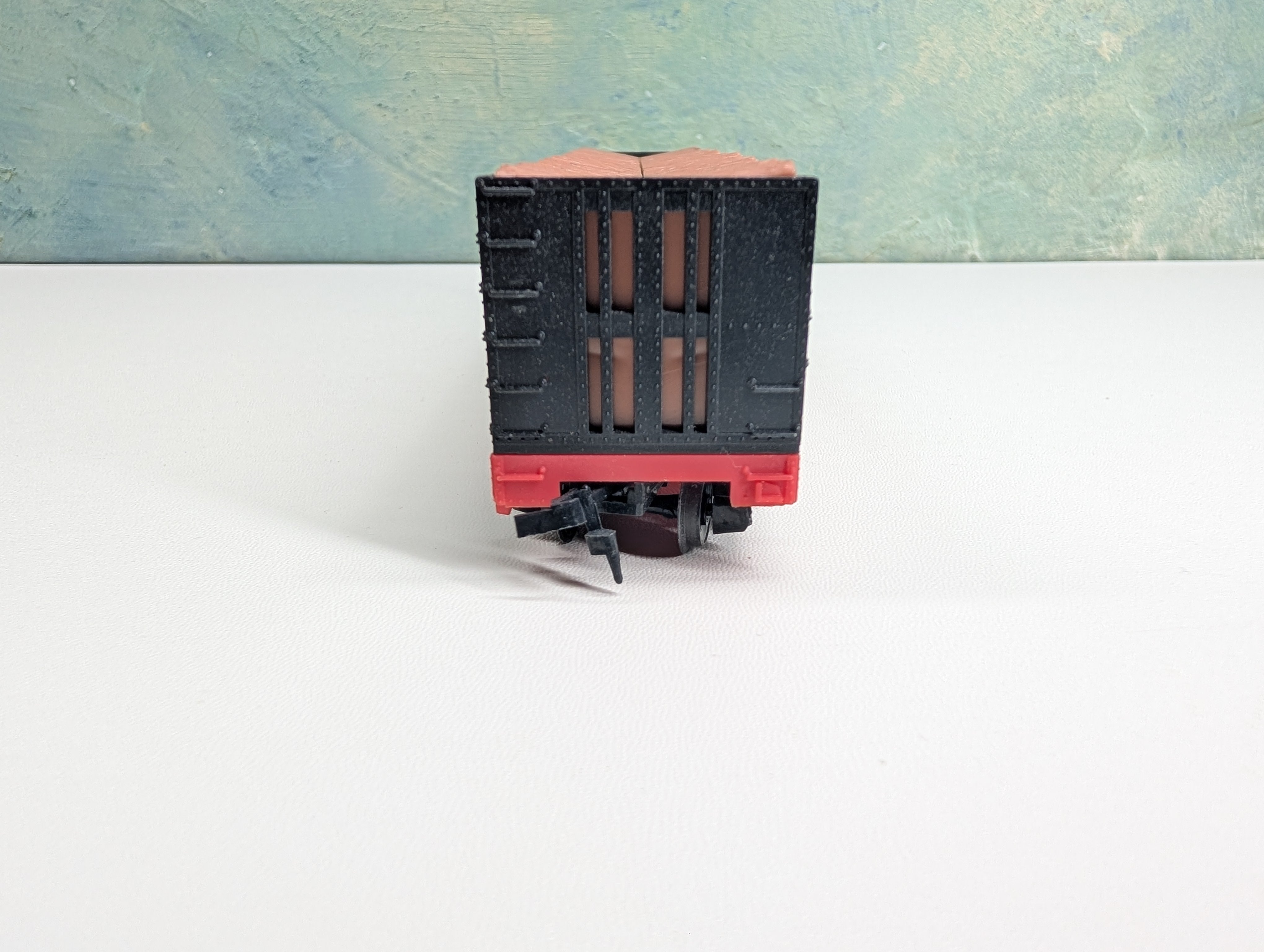 USED Tyco HO Scale Pulpwood Flat Car w/ Load Southern #4365