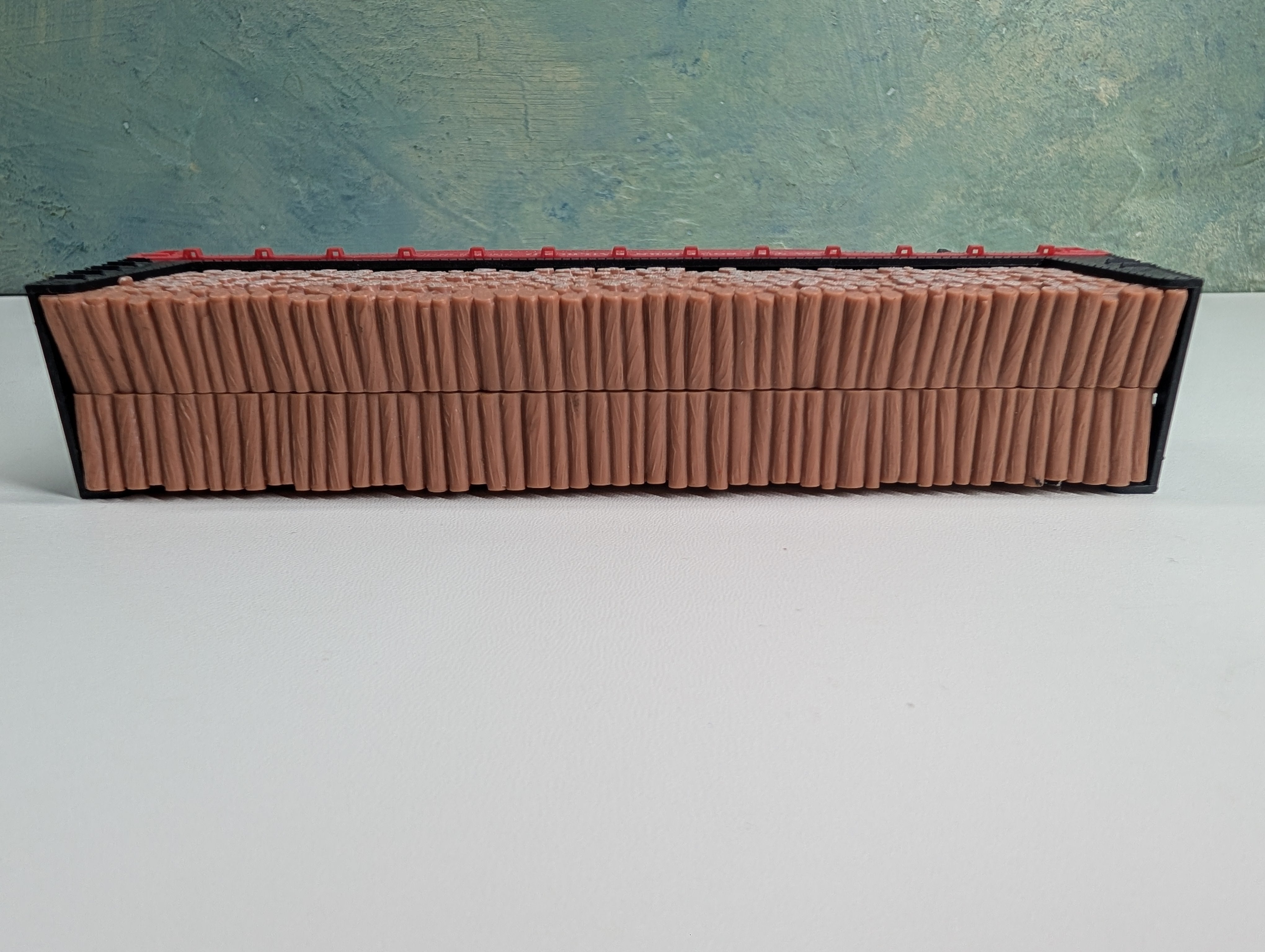 USED Tyco HO Scale Pulpwood Flat Car w/ Load Southern #4365