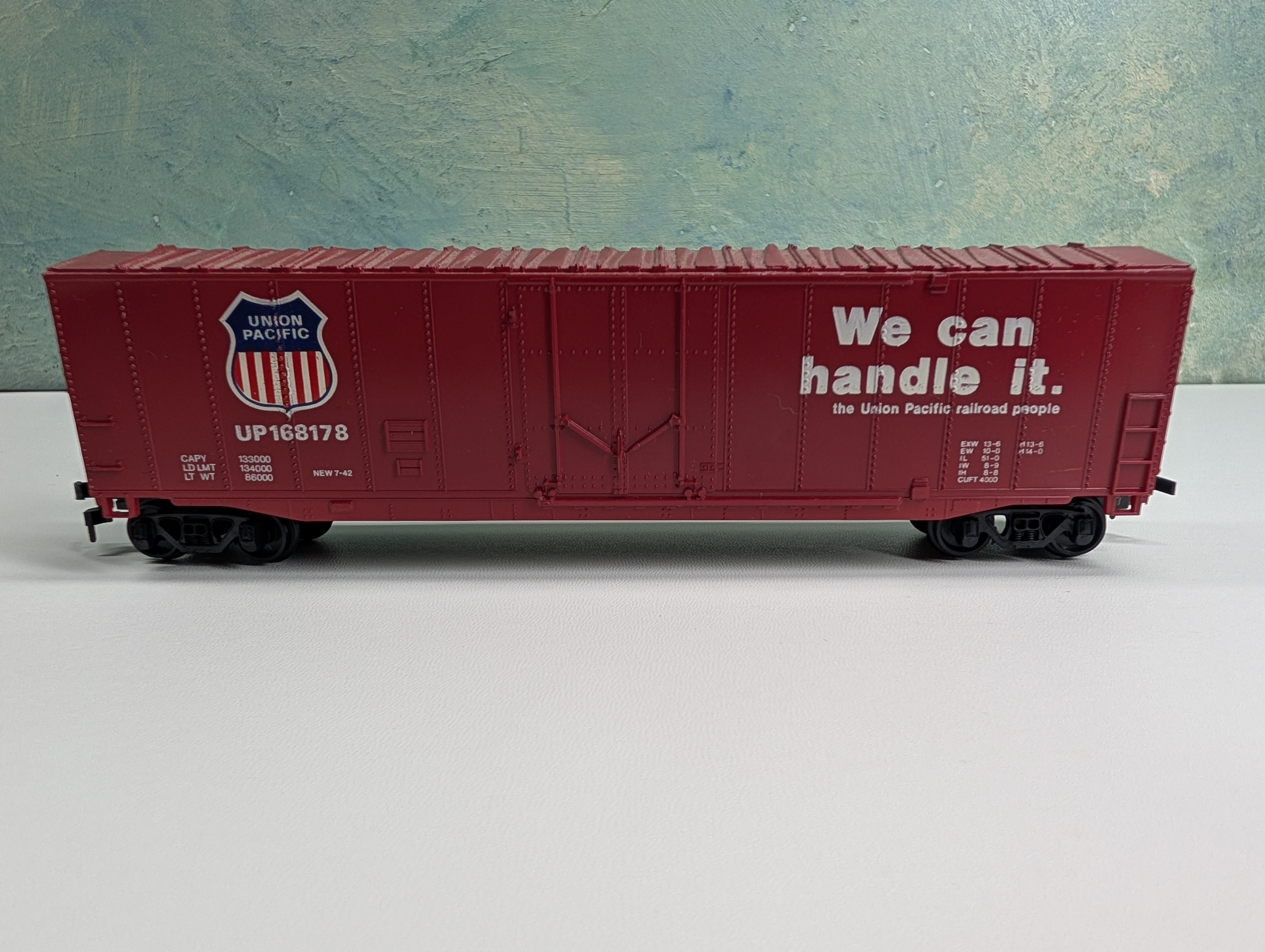 USED Bachmann HO Scale 50' Box Car Union Pacific UP #168178