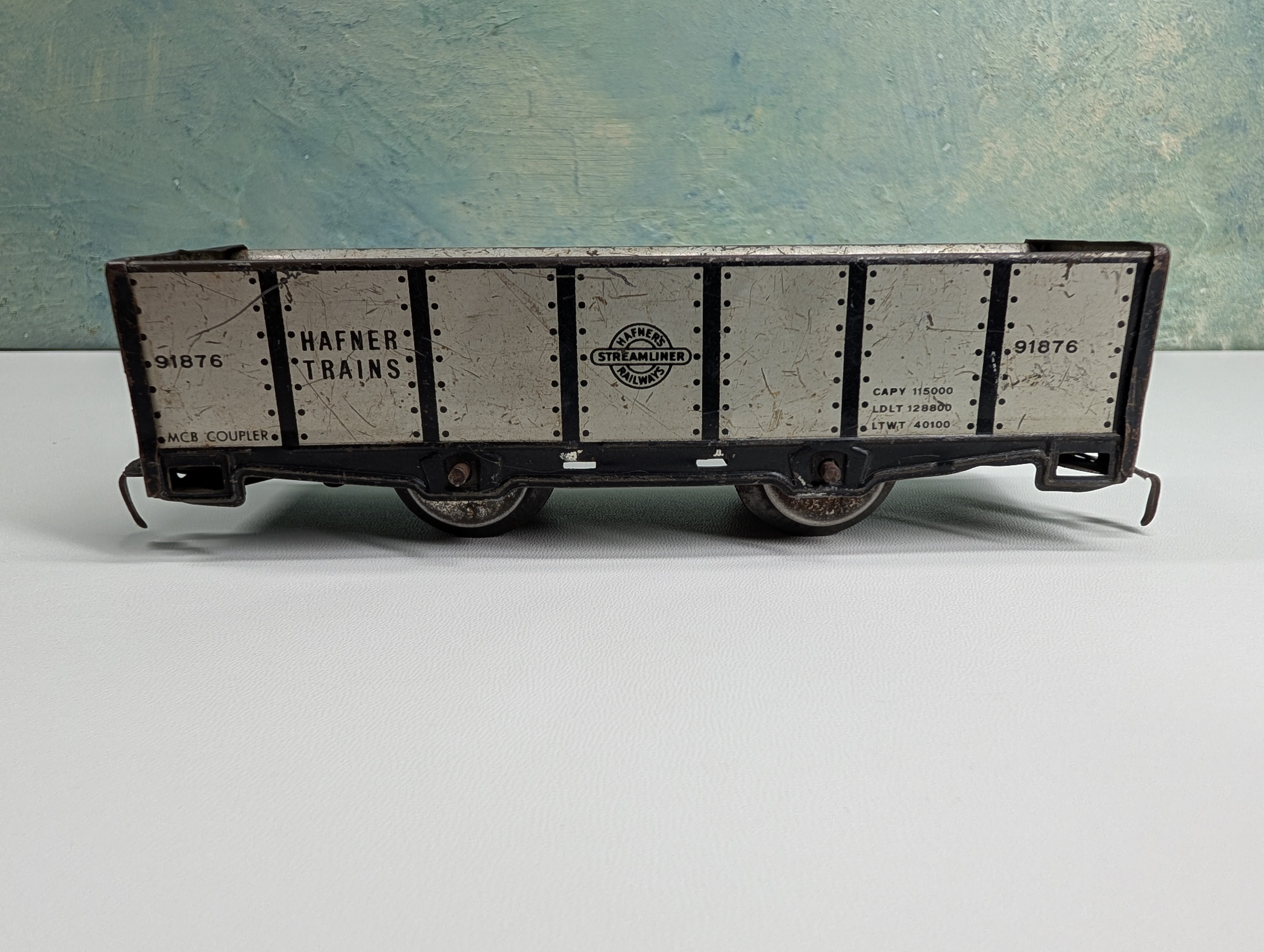 USED O Hafner Streamliners Trains Tin Gondola #91876