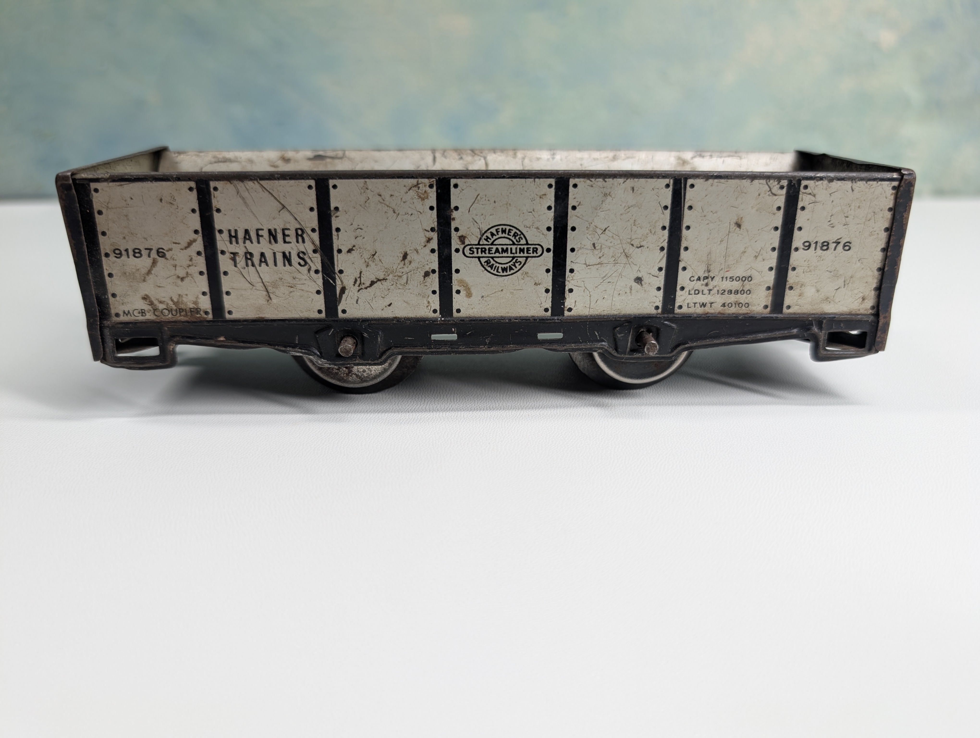 USED O Hafner Streamliners Trains Tin Gondola #91876