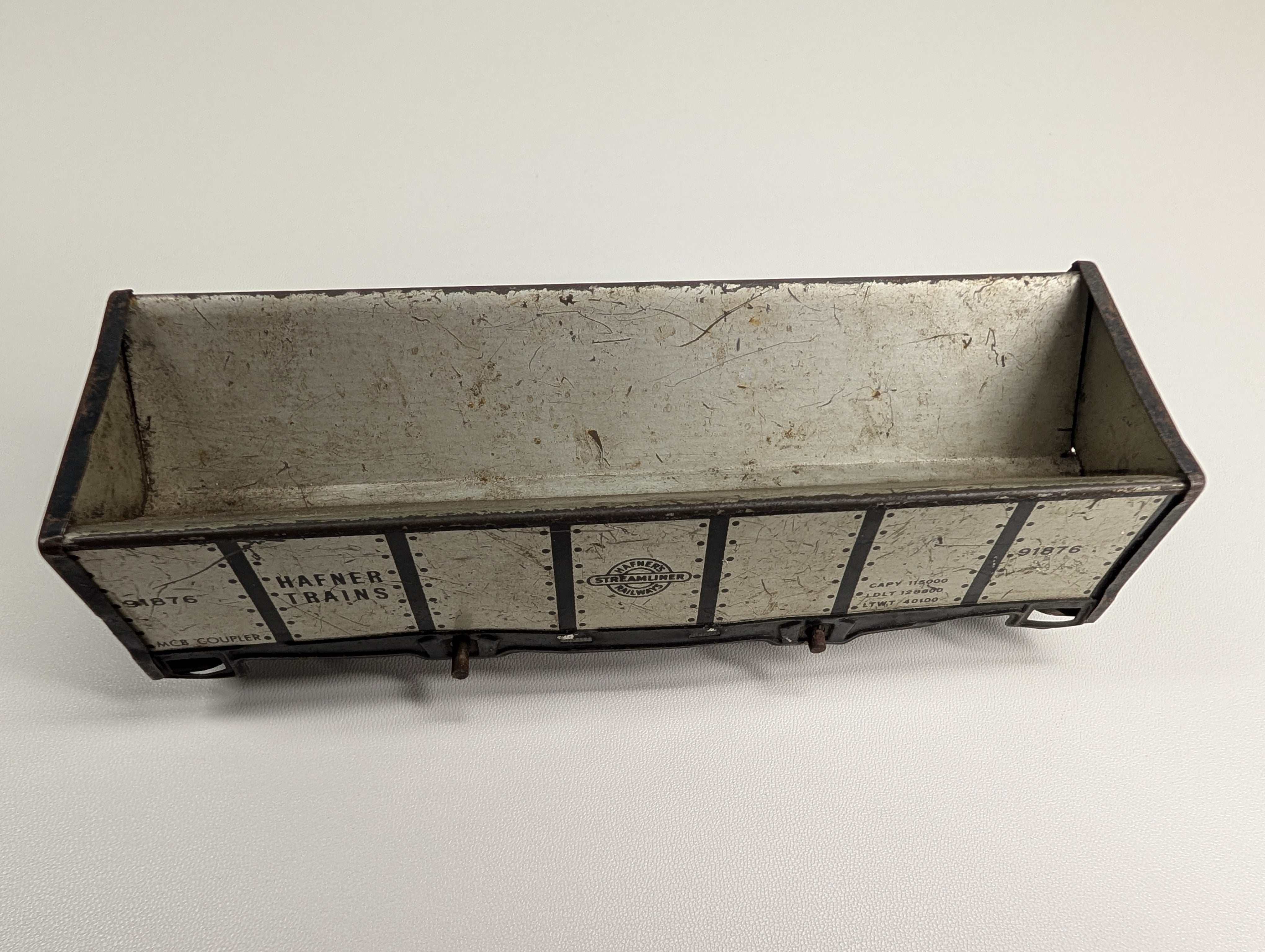 USED O Hafner Streamliners Trains Tin Gondola #91876