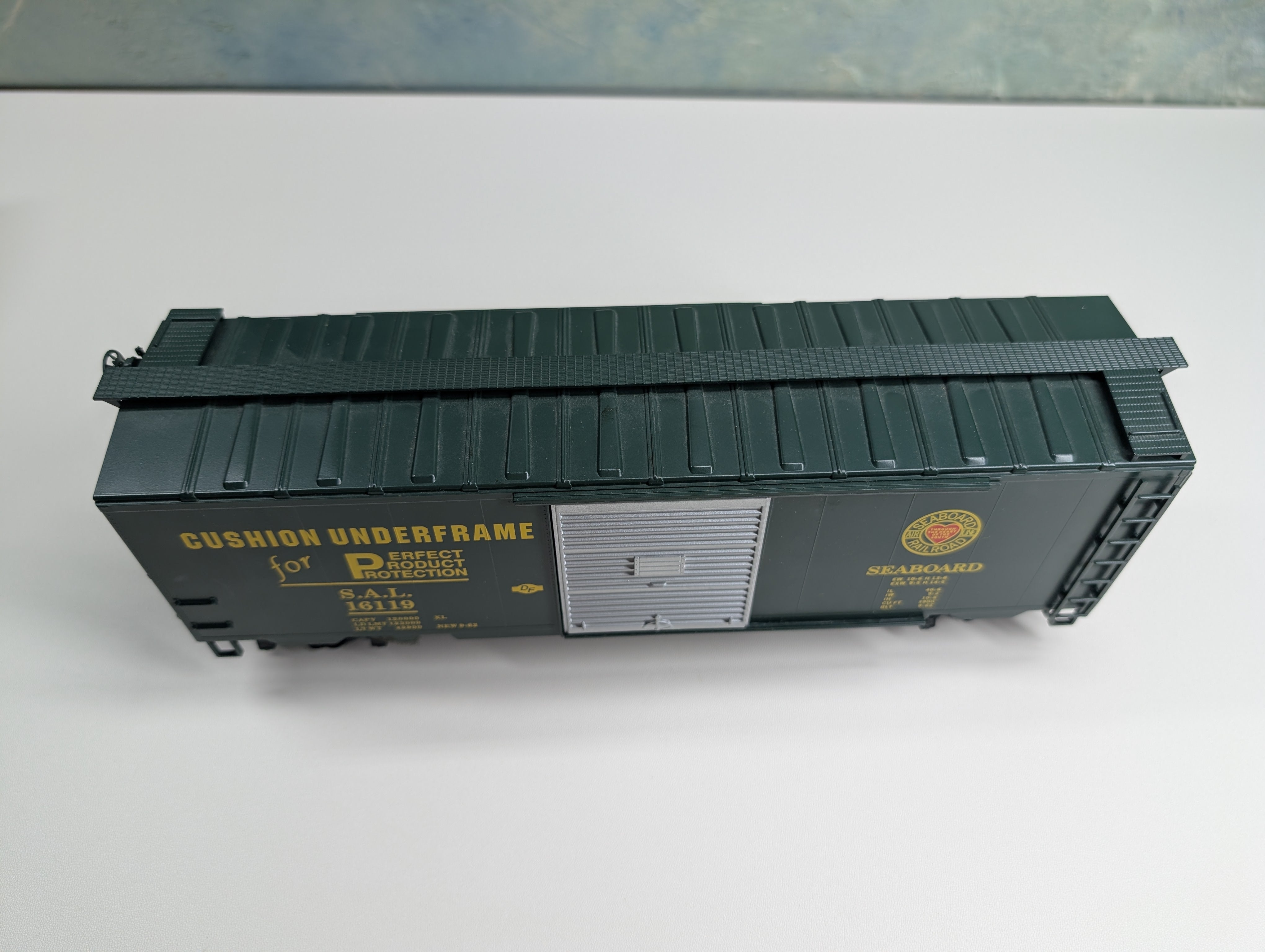 USED Weaver O PS-1 40' Box Car Seaboard SAL #16119 3-Rail Pertersen Supply