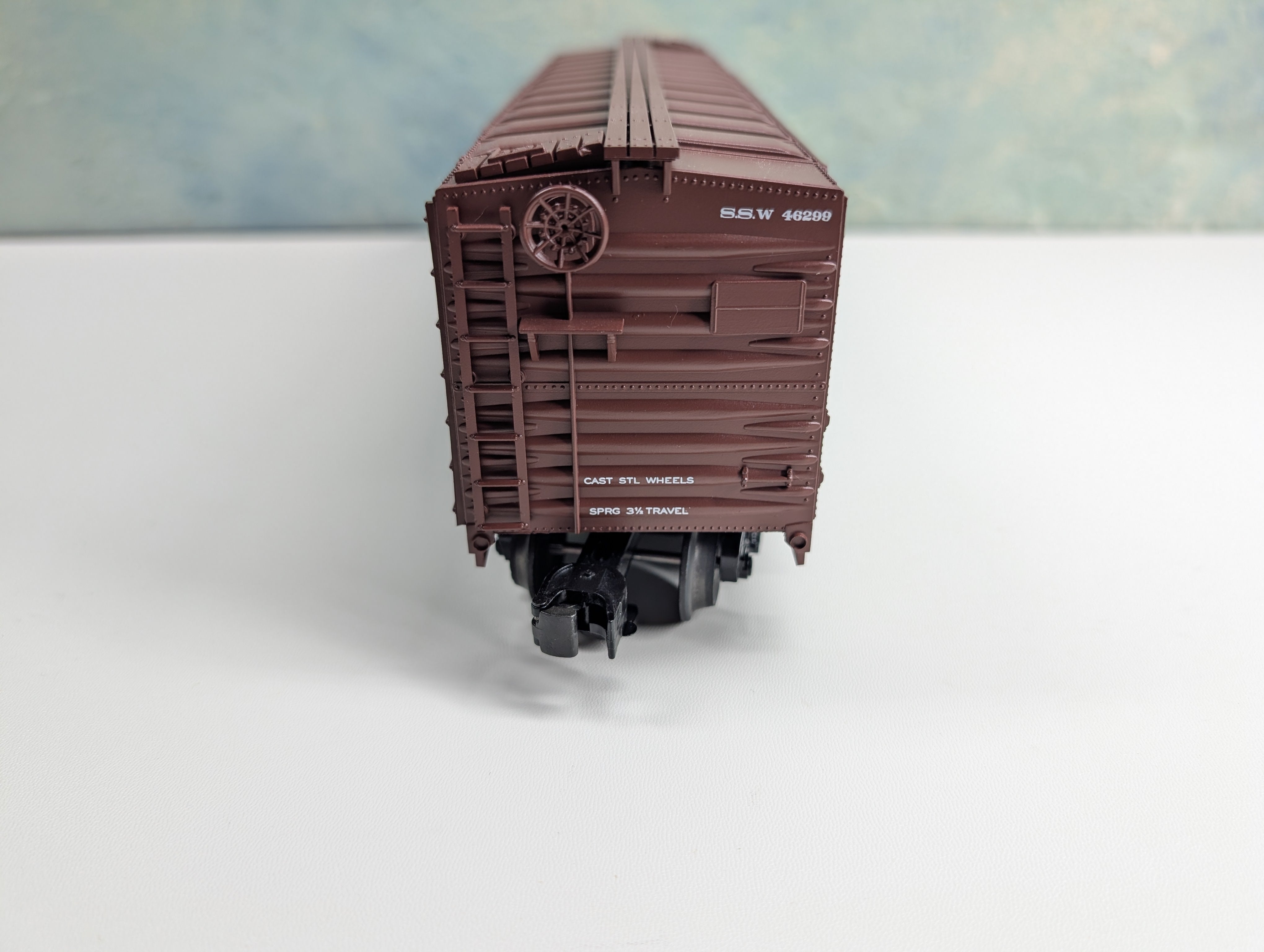 USED Weaver O Steel Side DD Box Car St. Louis Southwestern SSW #46299 3-Rail