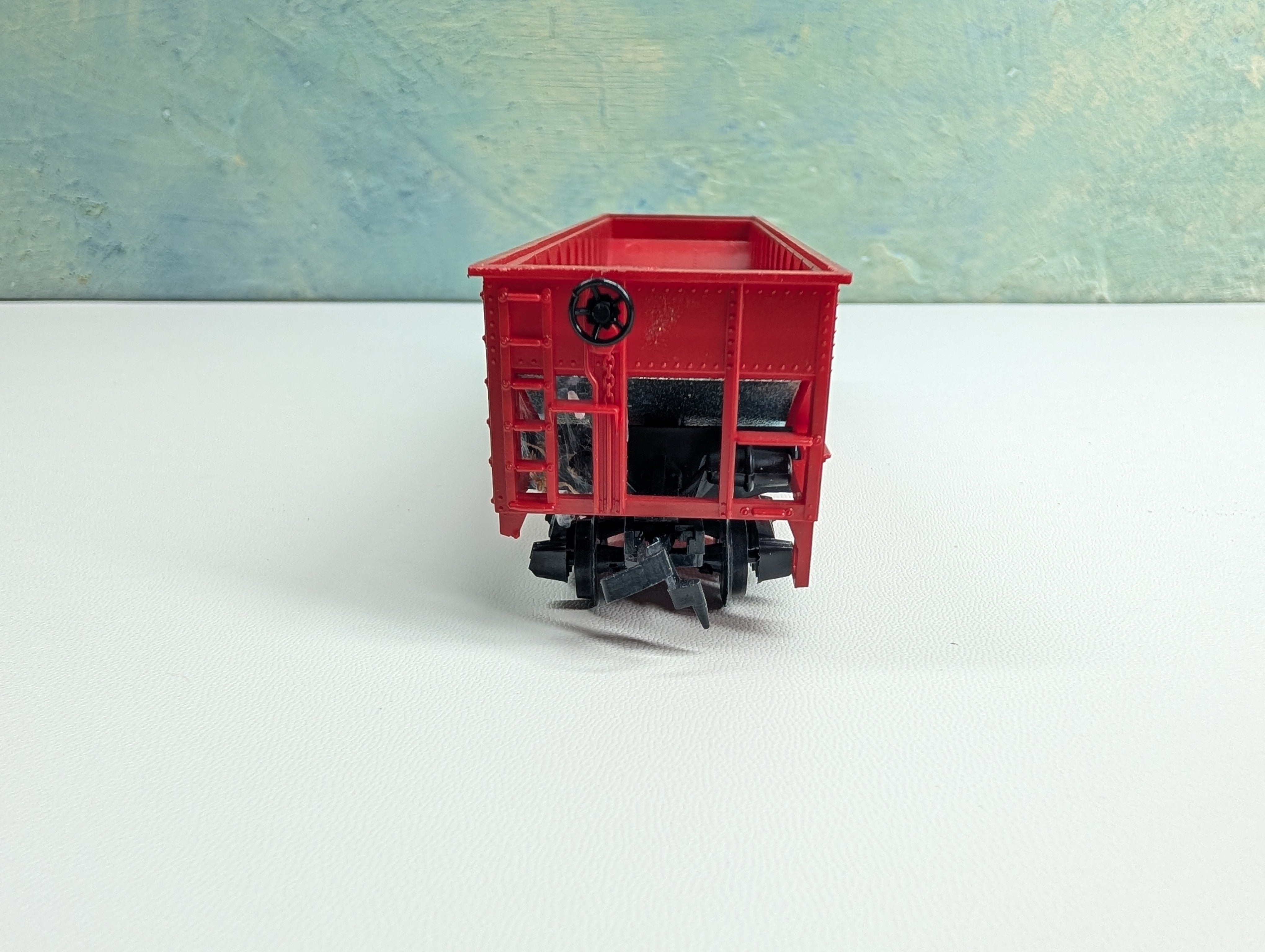 USED Tyco HO Scale Quad Hopper CB&Q #300747