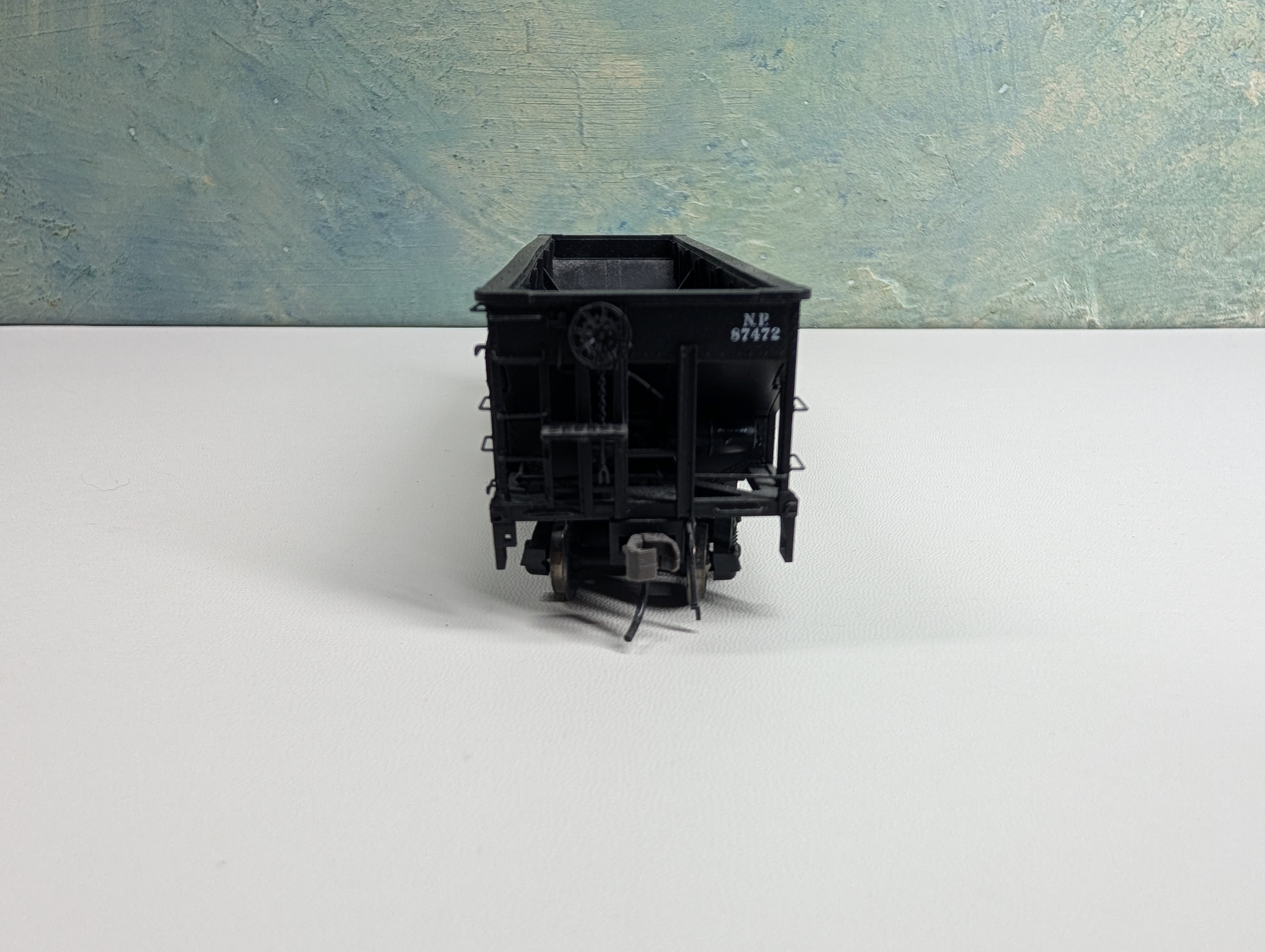 USED Atlas HO Scale Ballast Car Northern Pacific NP #87472 Metal Wheels