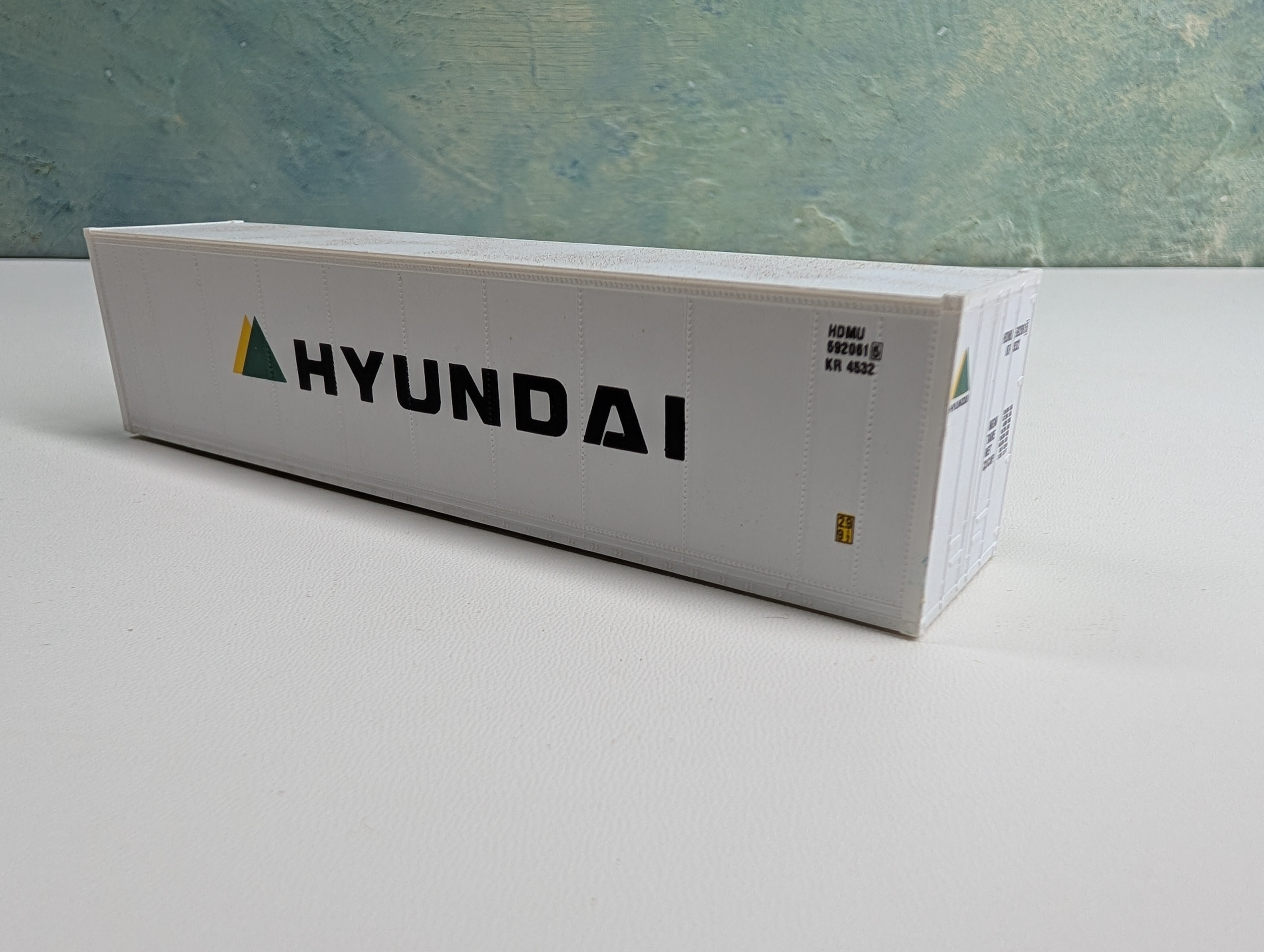 USED Walthers HO Scale 40' Container Hyundai HBMU #5920615