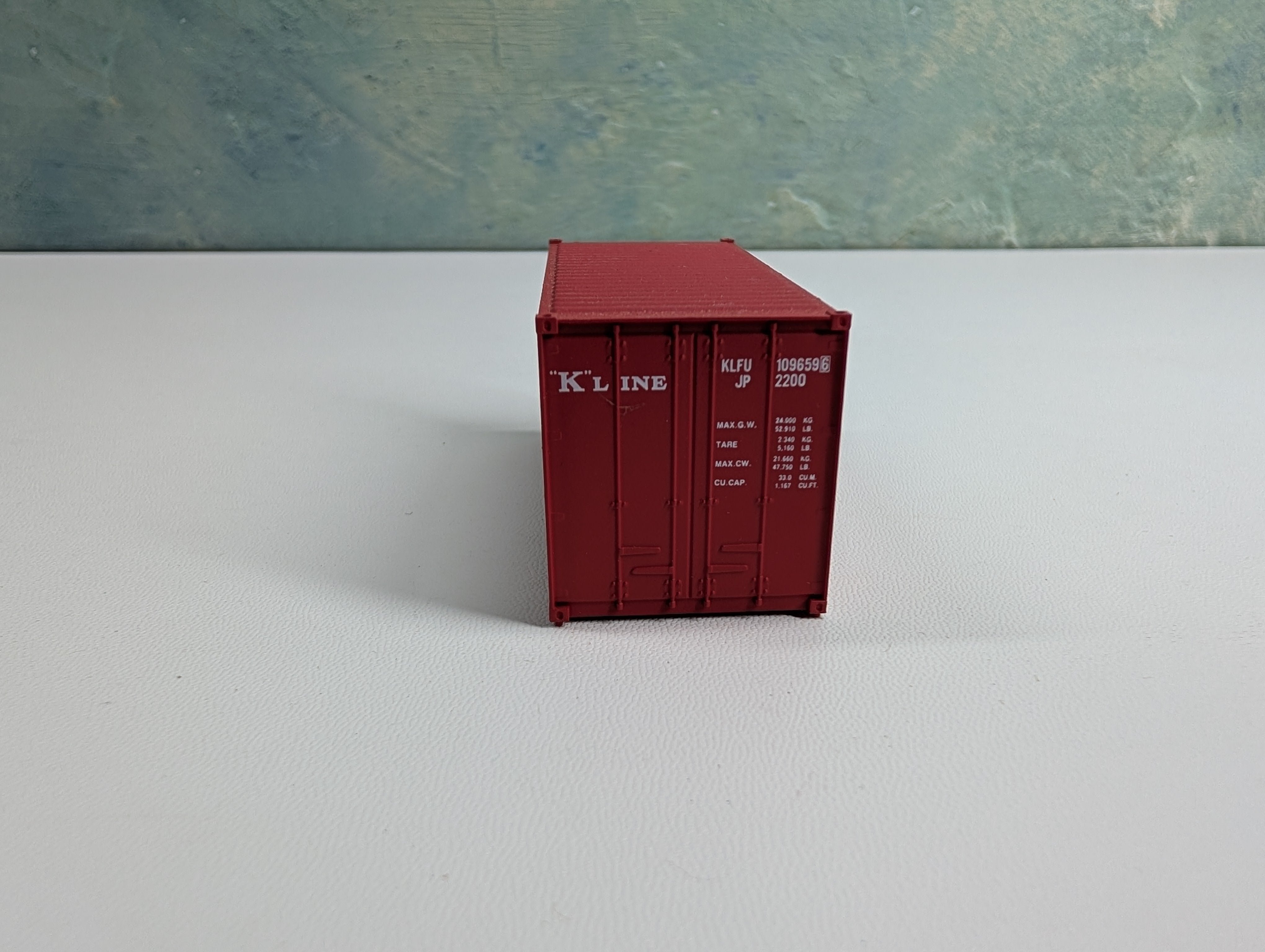 USED Walthers HO Scale 20' Container Kline KLFU #1096596