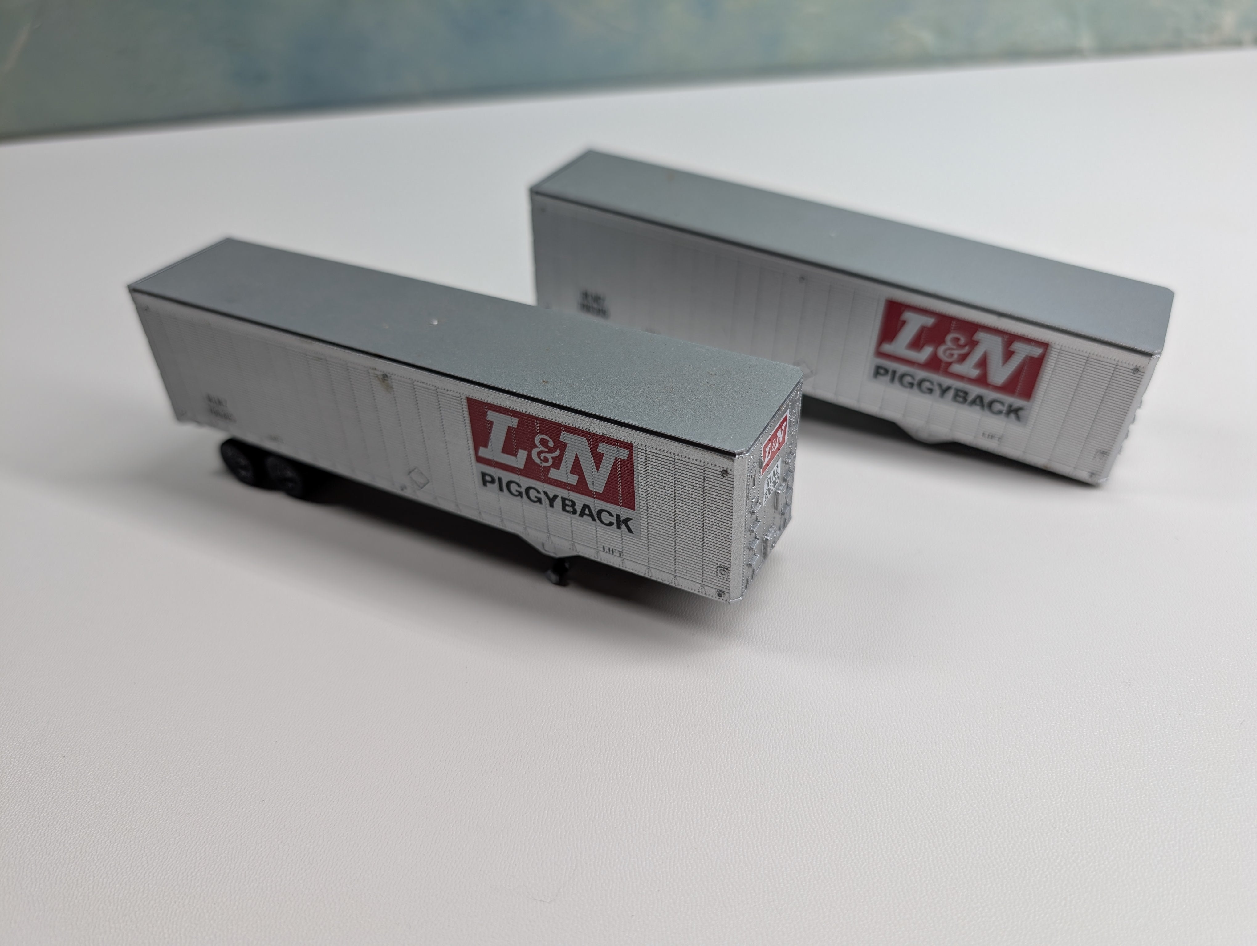 USED Athearn HO Scale Set of 40' Trailer Louisville & Nashville RLNZ #706305