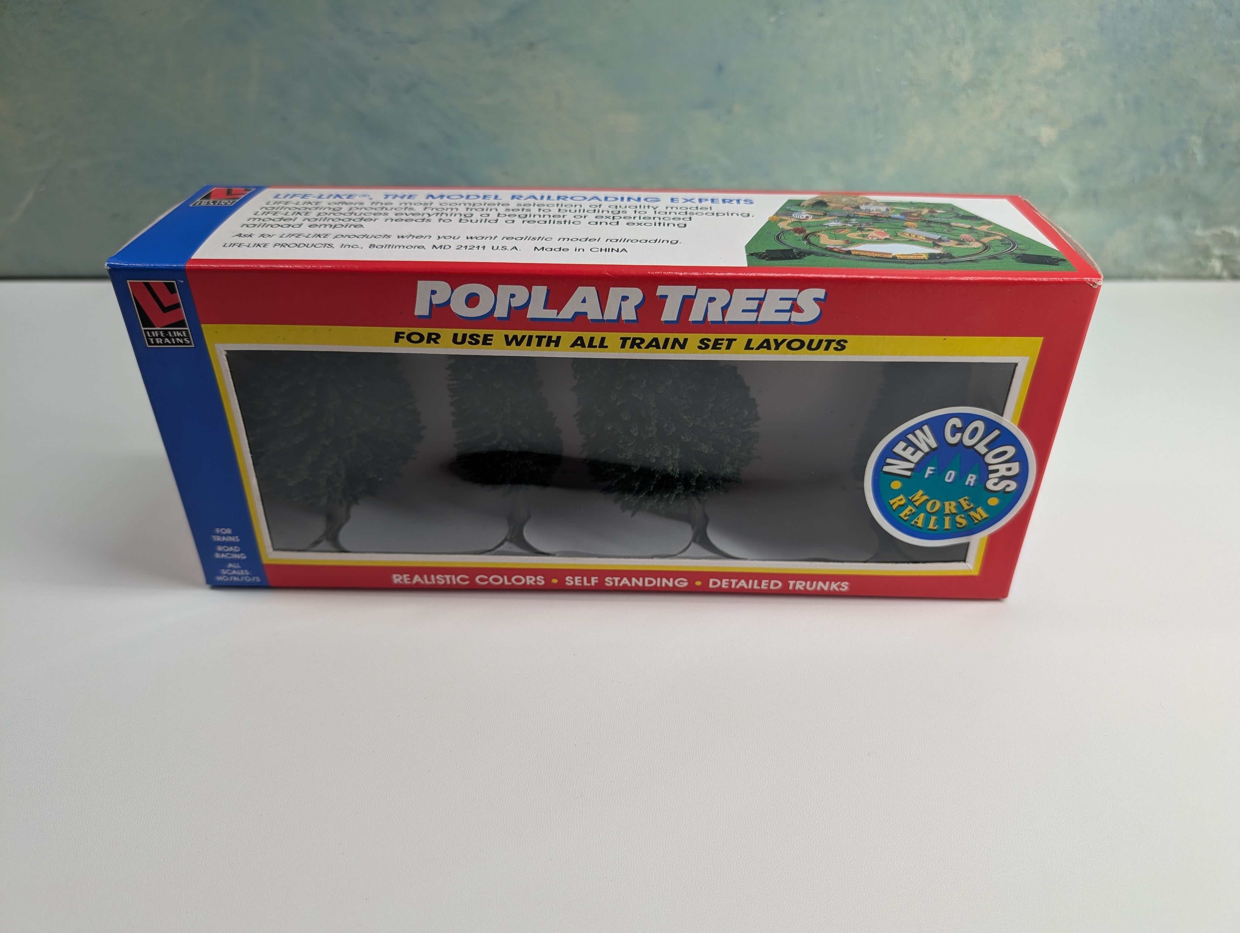 Life-Like 1925 Multi Scale Poplar Trees (4 pcs)