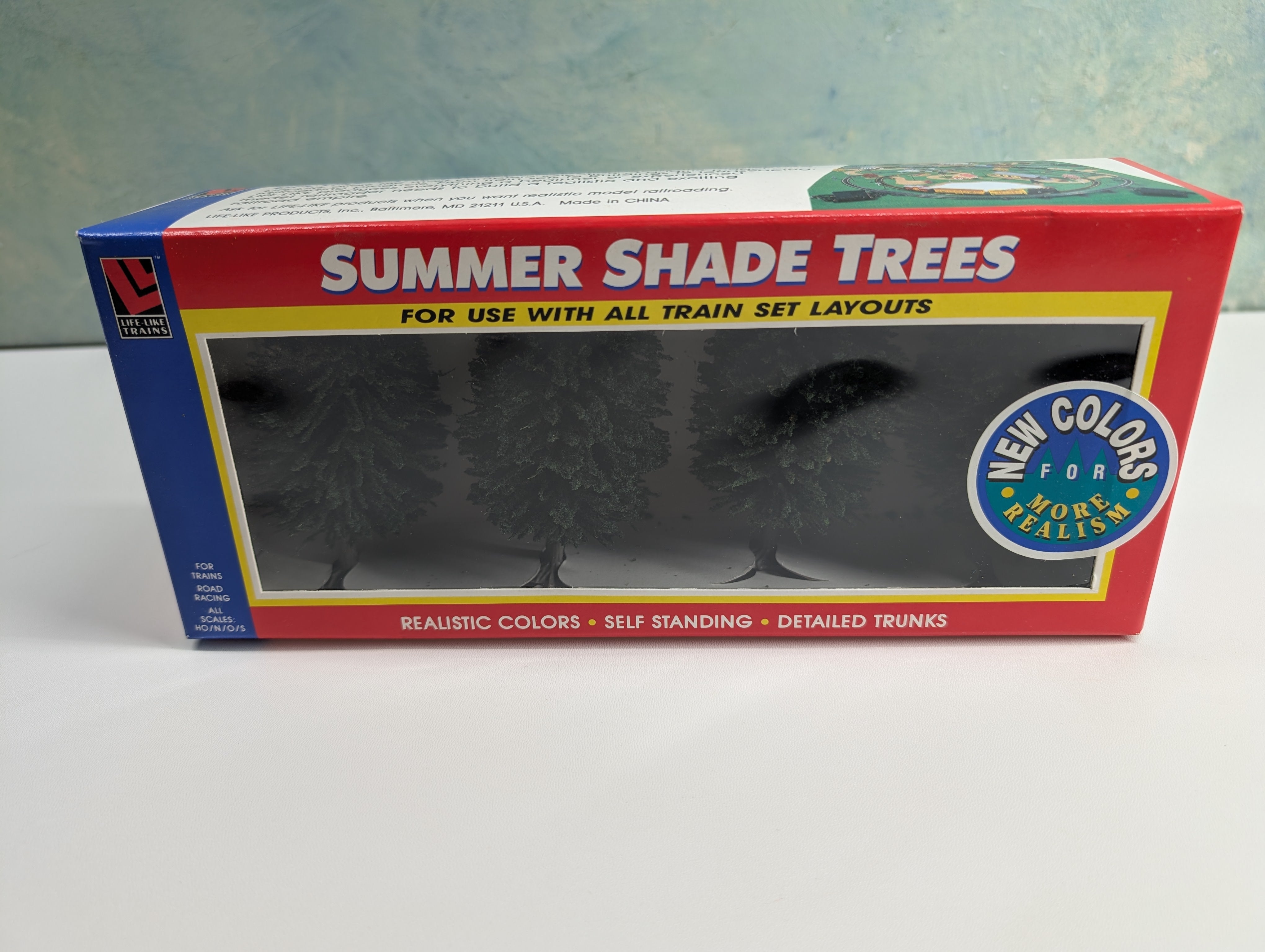 Life-Like 1927 Multi Scale Summer Shade Trees (4 pcs)