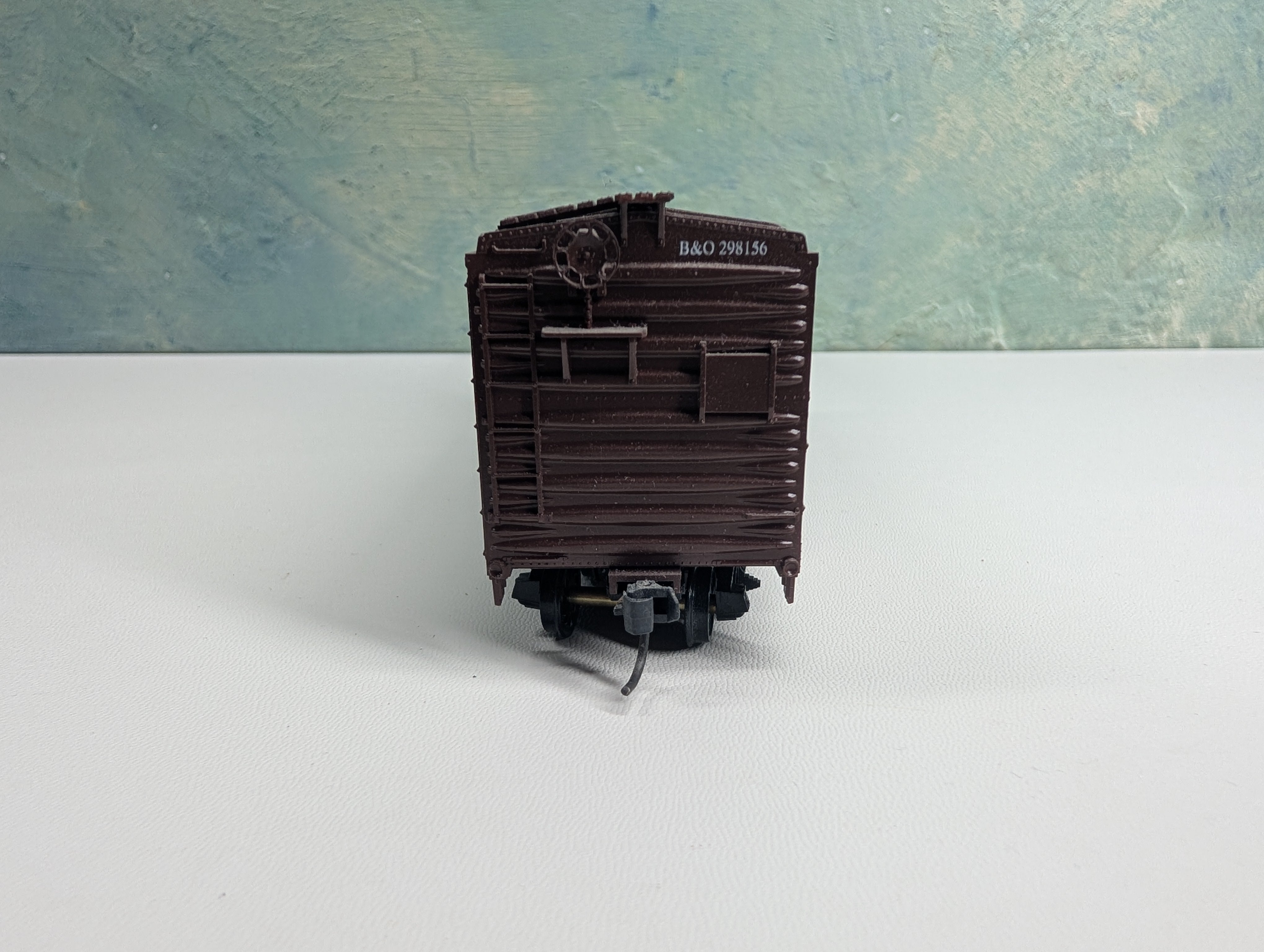 USED Bowser HO Scale 40' DD Box Car Baltimore and Ohio B&O #298156
