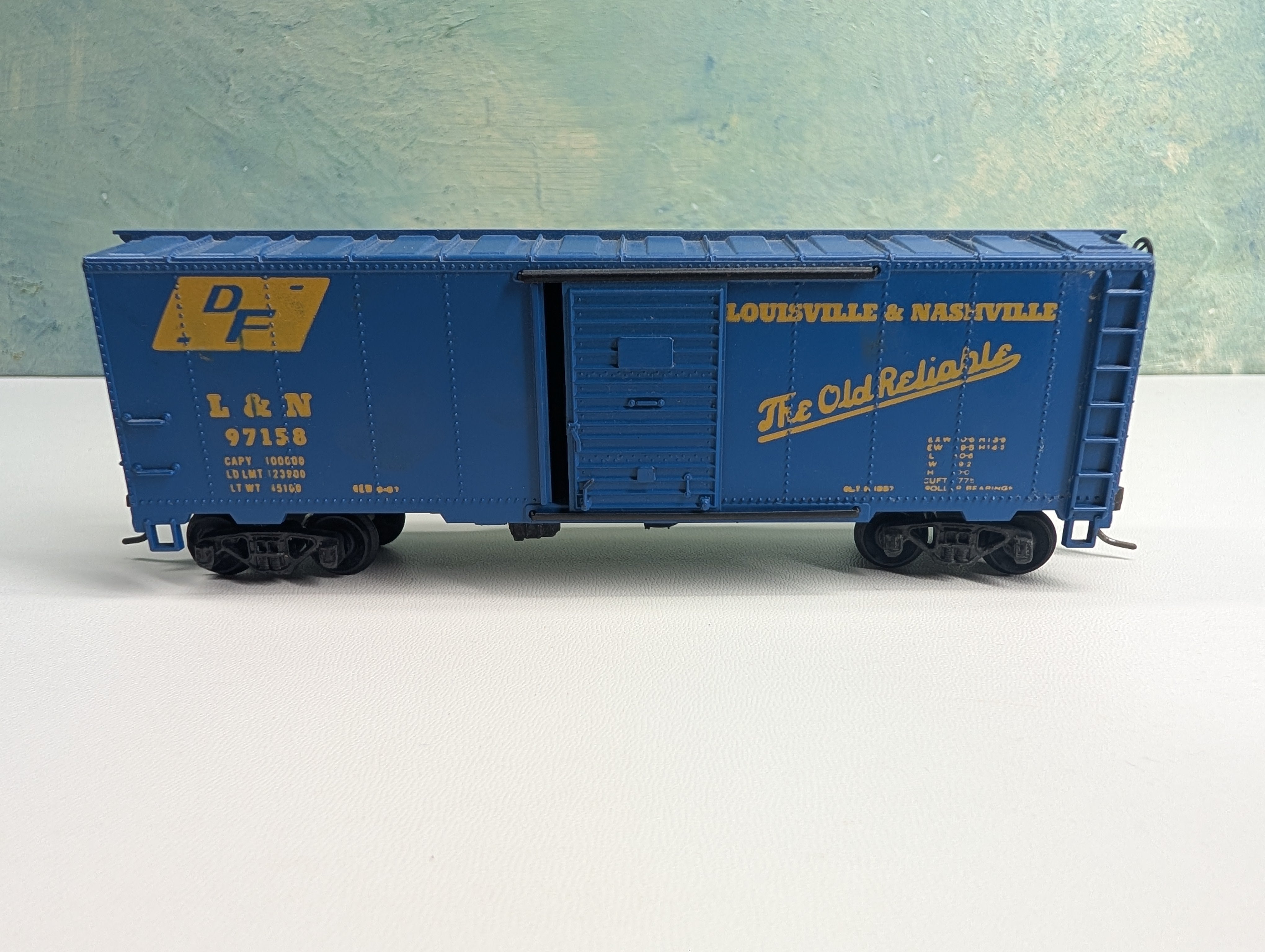 USED Mantua HO Scale 40' Box Car Louisville & Nashville L&N #97158