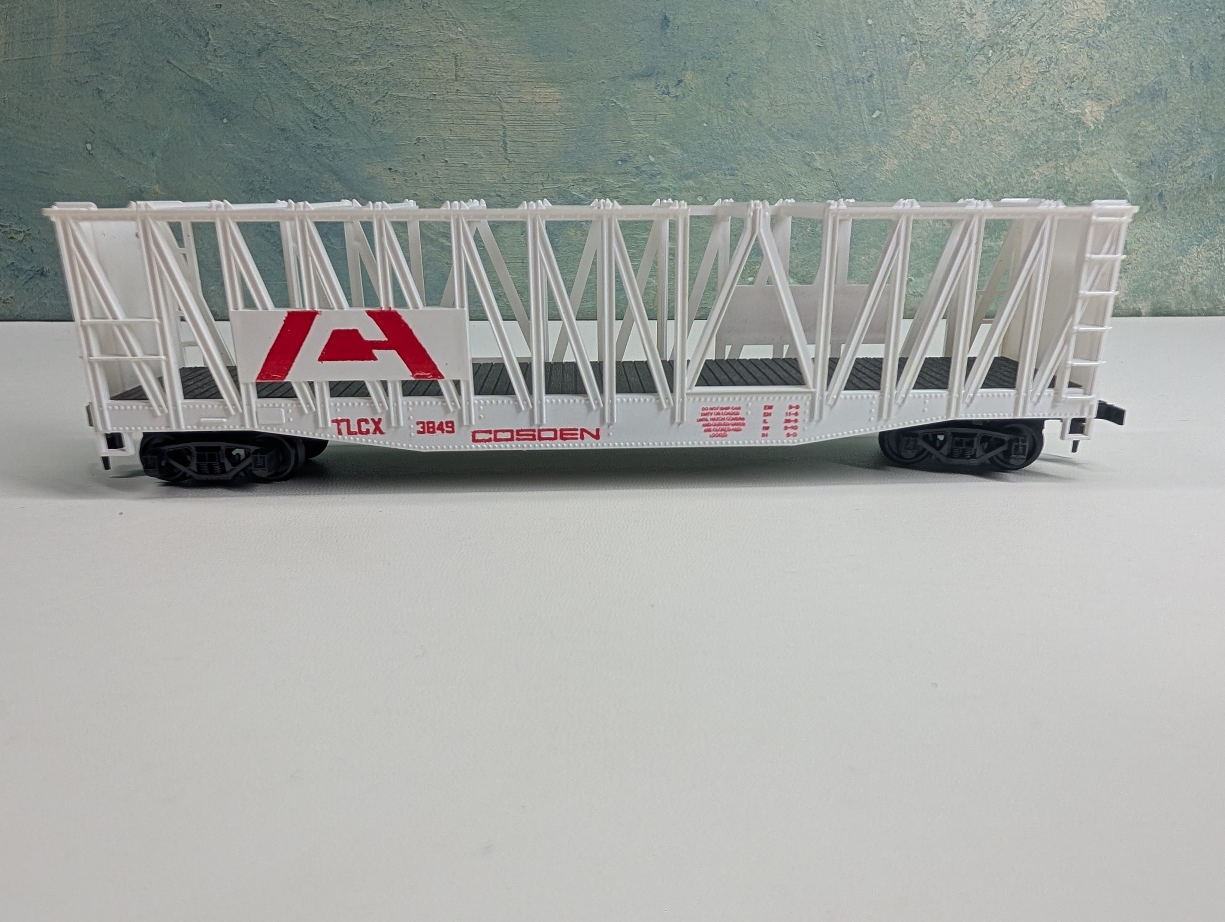 USED Roco HO Scale Container Carrier Cosden TLCX #3849