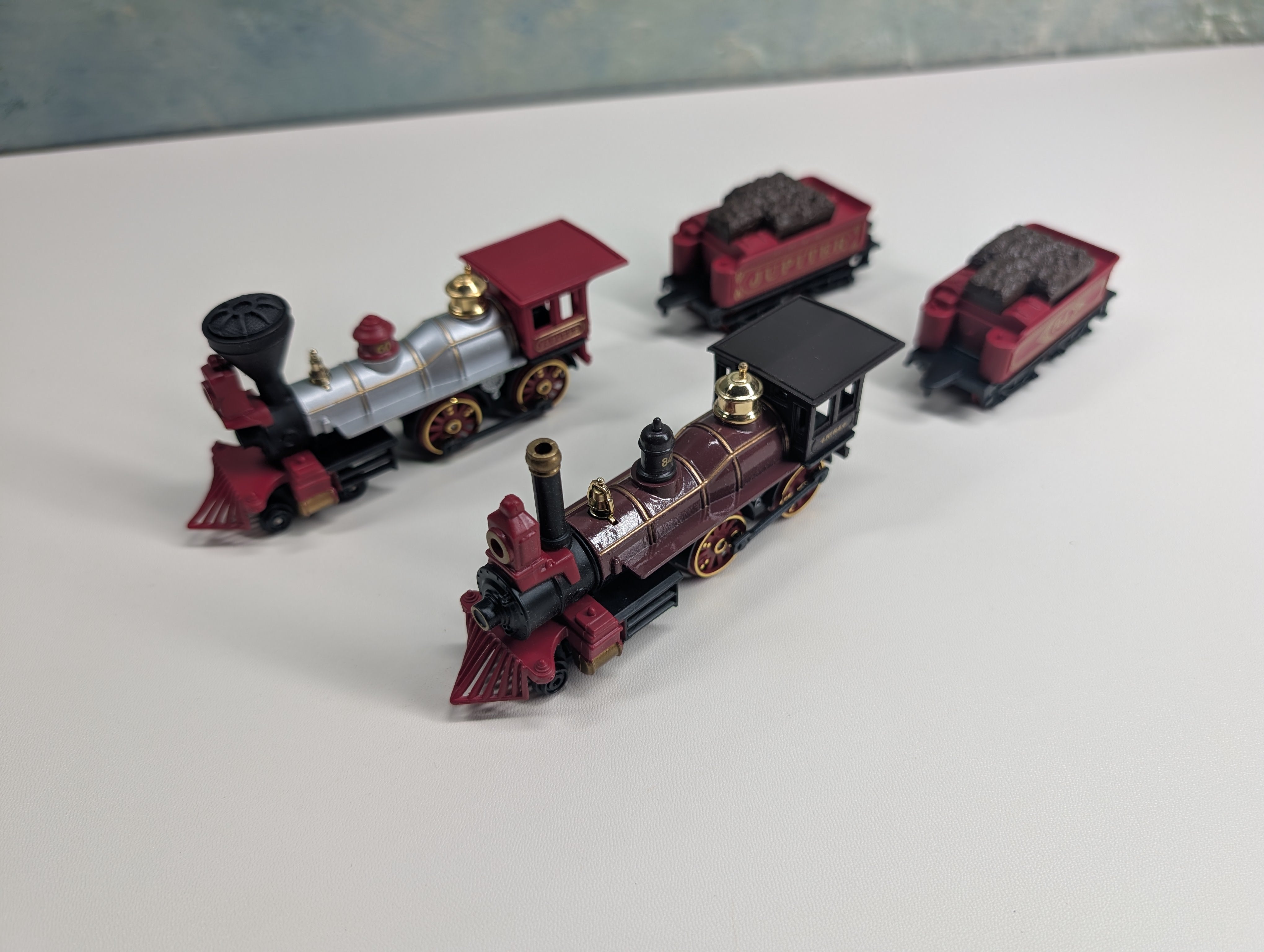 USED High Speed HO Scale Set of Classic Steam Locos Jupiter ##60 & #84 Non Powered