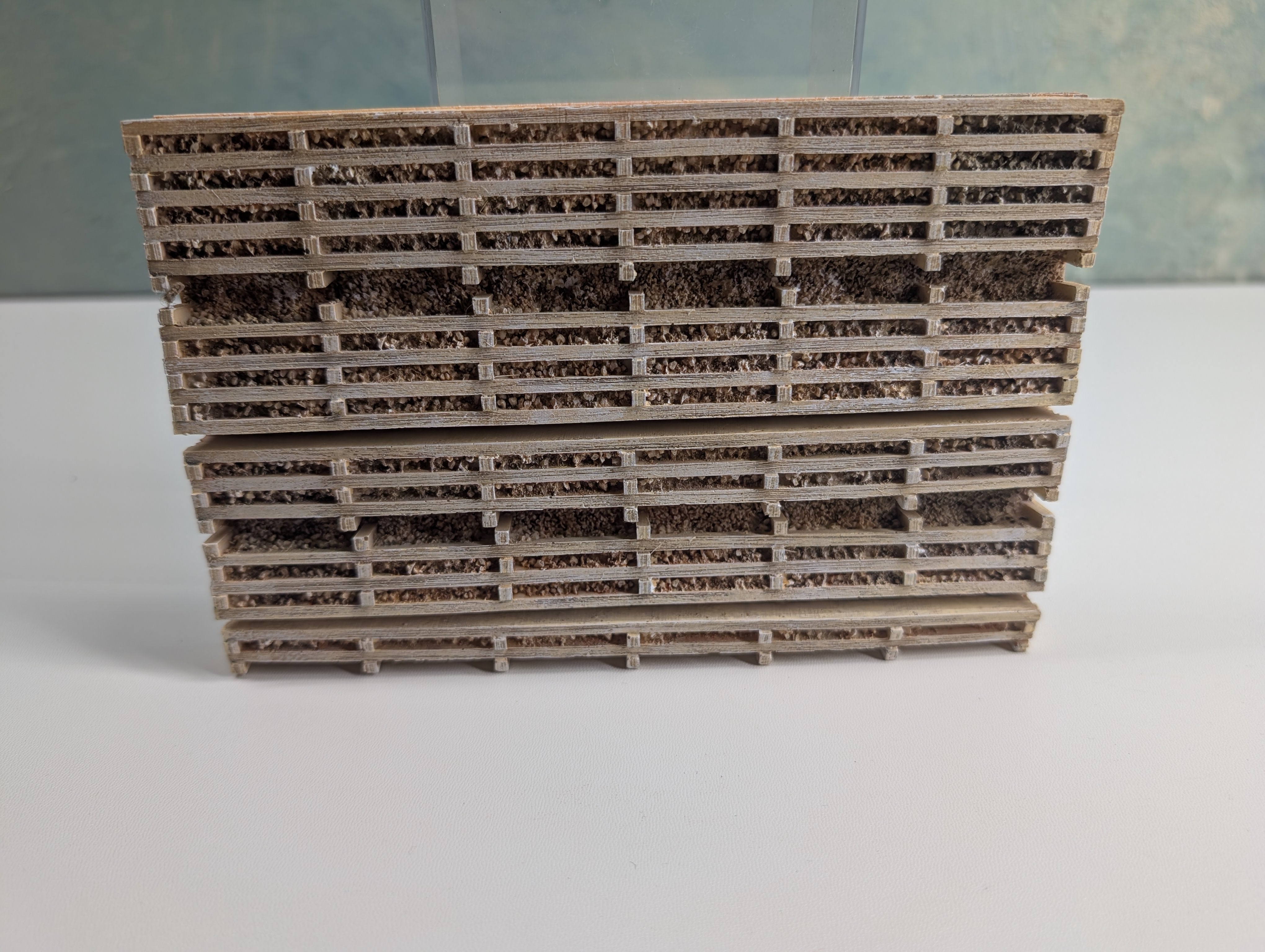 USED Chooch Enterprises Inc 8316 HO Scale Stepped Tiber Retaining Wall