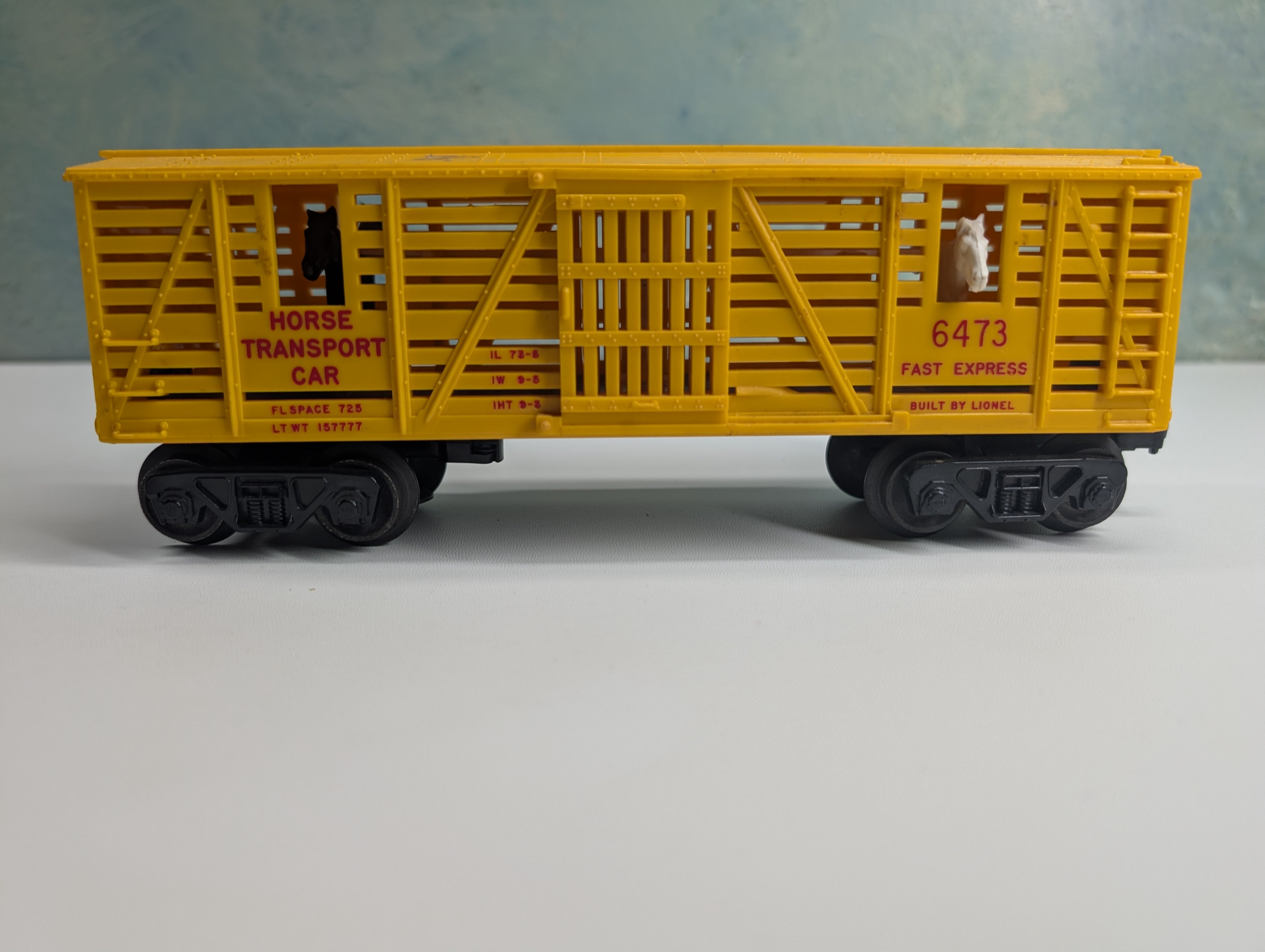USED Lionel O Horse Transport Car #6473
