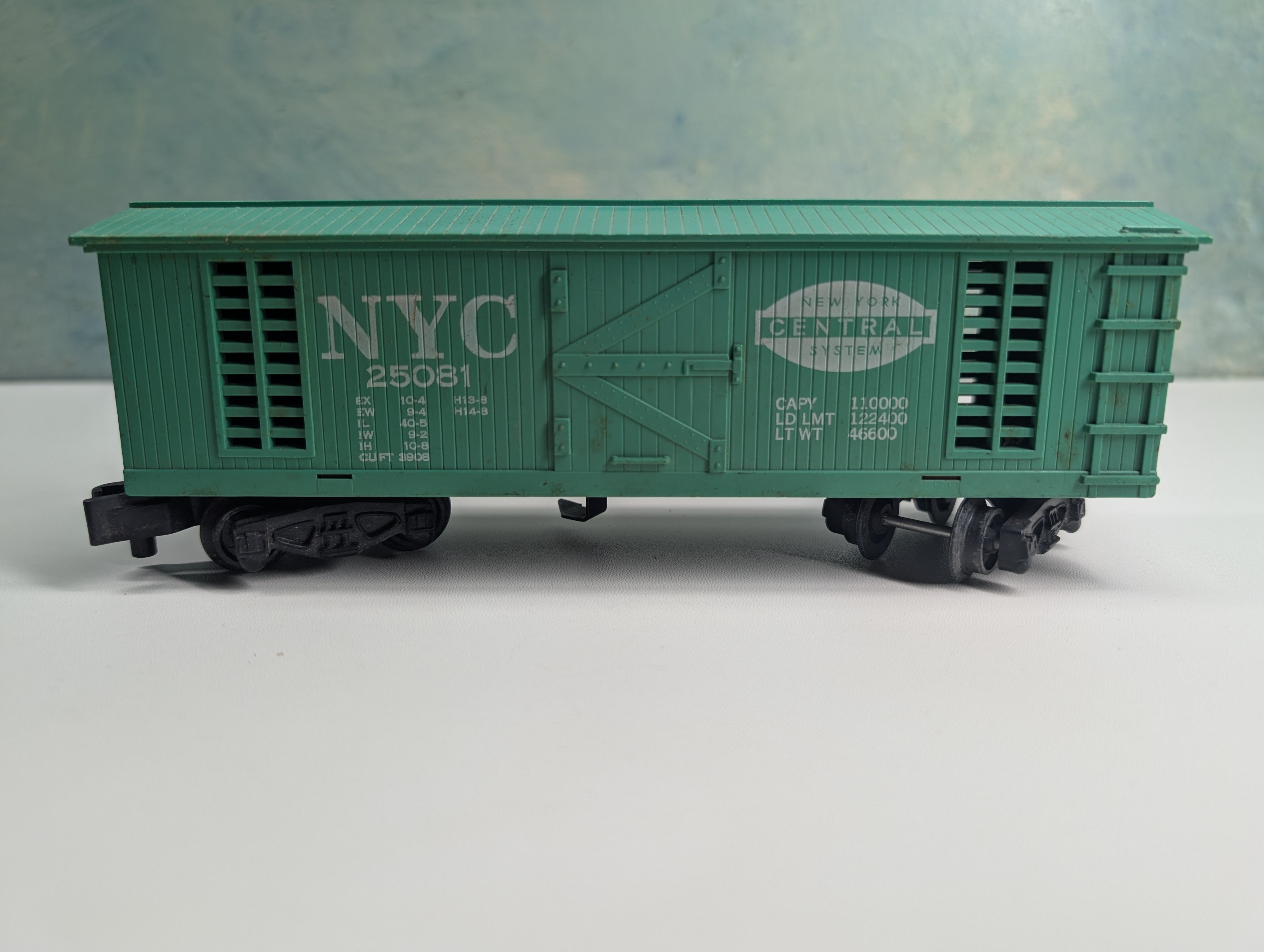 USED American Flyer S Scale Ejector Box Car New York Central NYC #25081