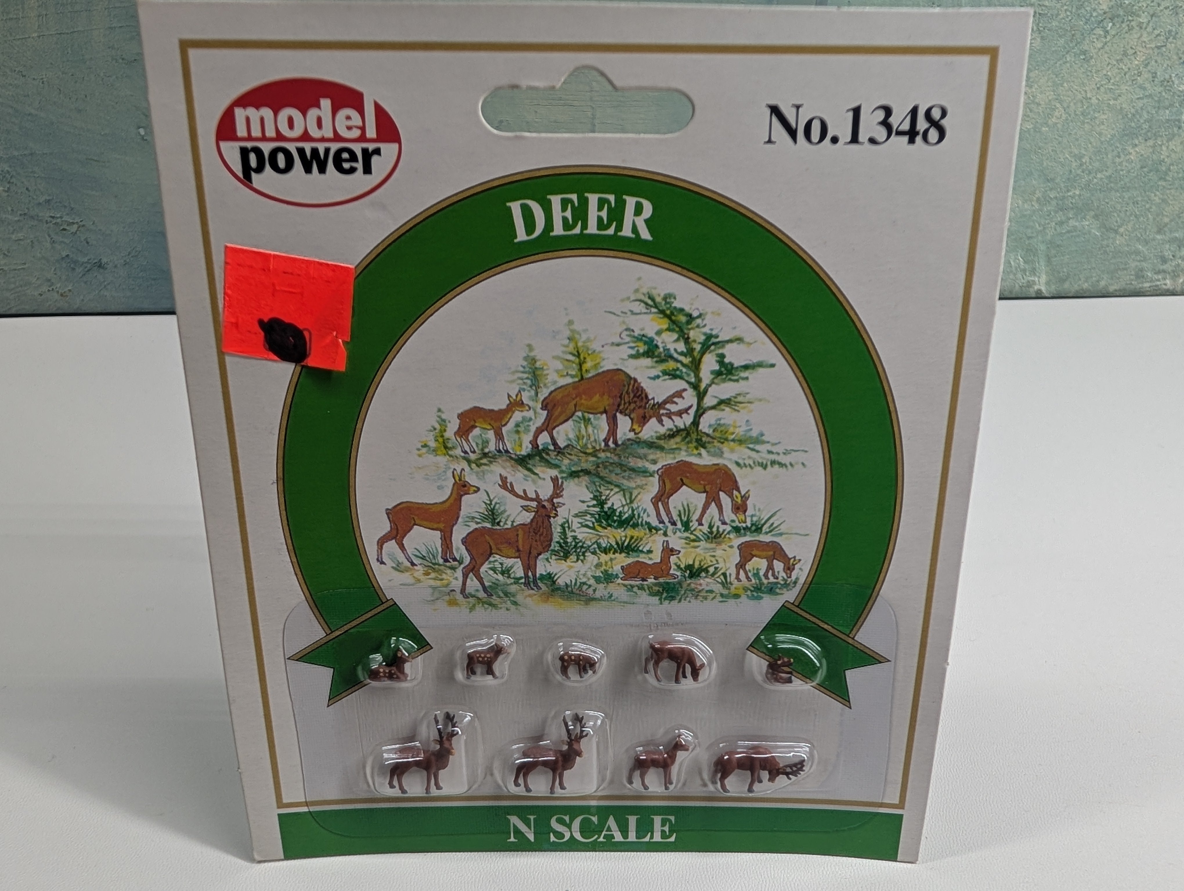 Model Power 1348 N Scale Deer (9 pcs)