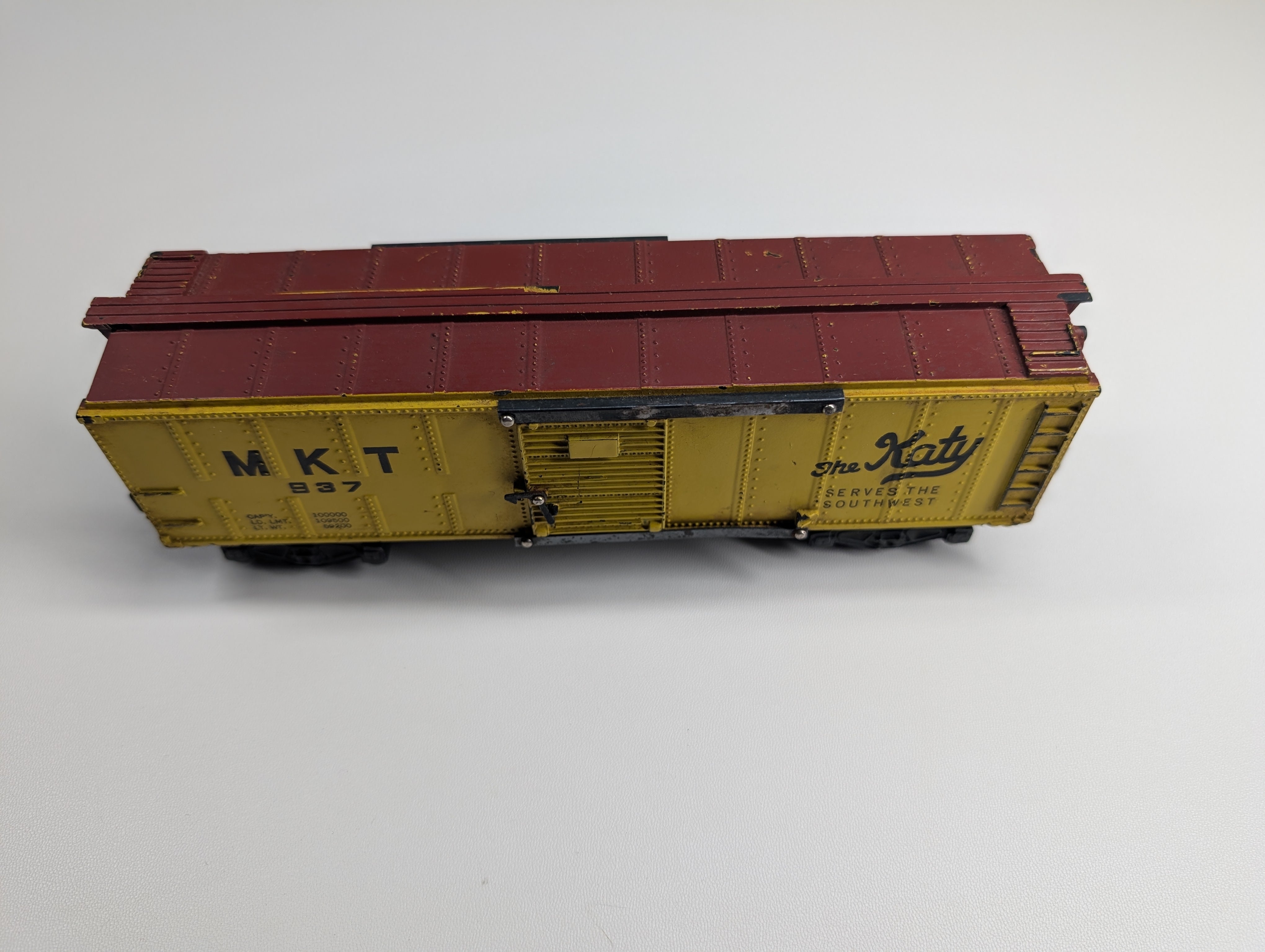 USED American Flyer S Scale Box Car MKT #937 The Katy