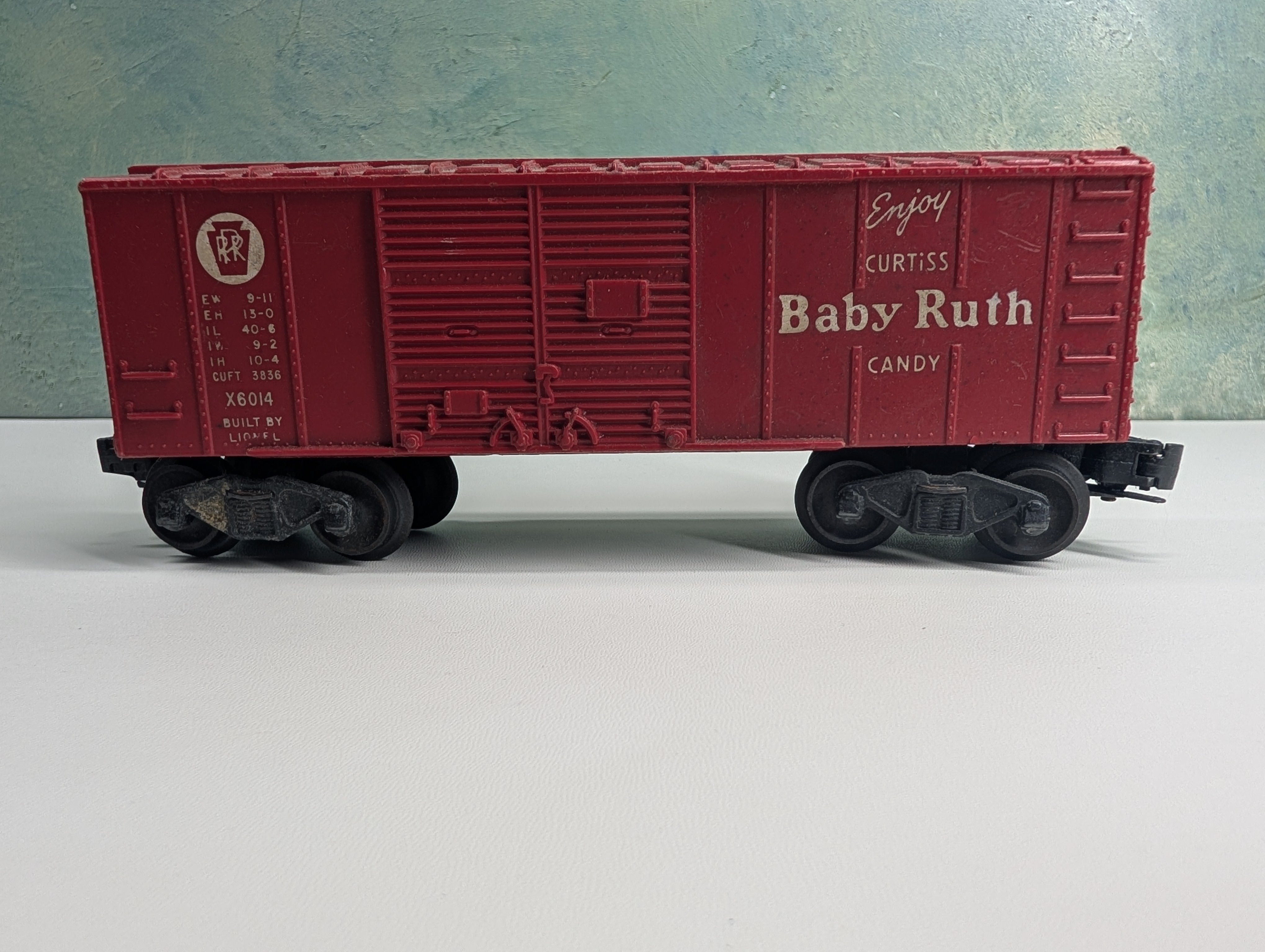 USED Lionel O Box Car Baby Ruth #X6014