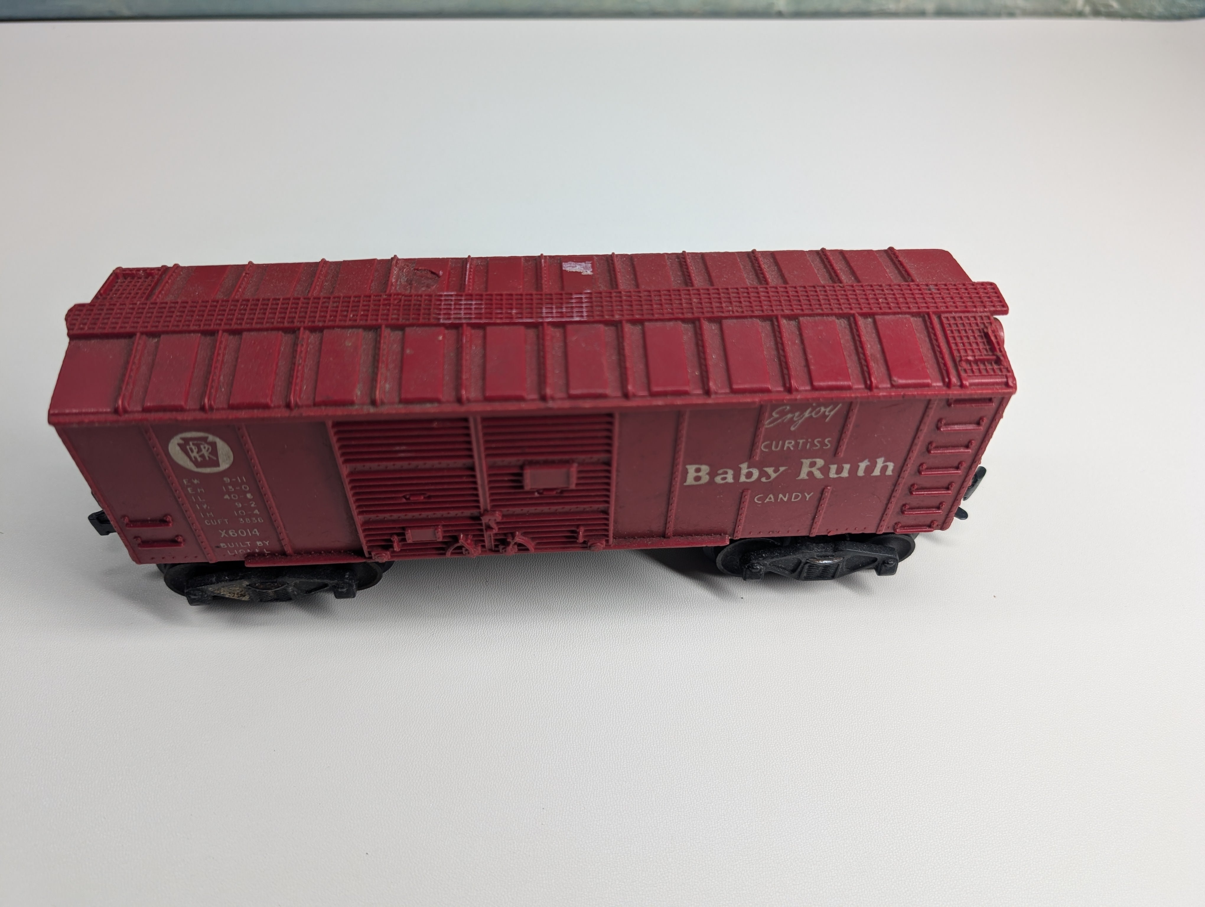 USED Lionel O Box Car Baby Ruth #X6014