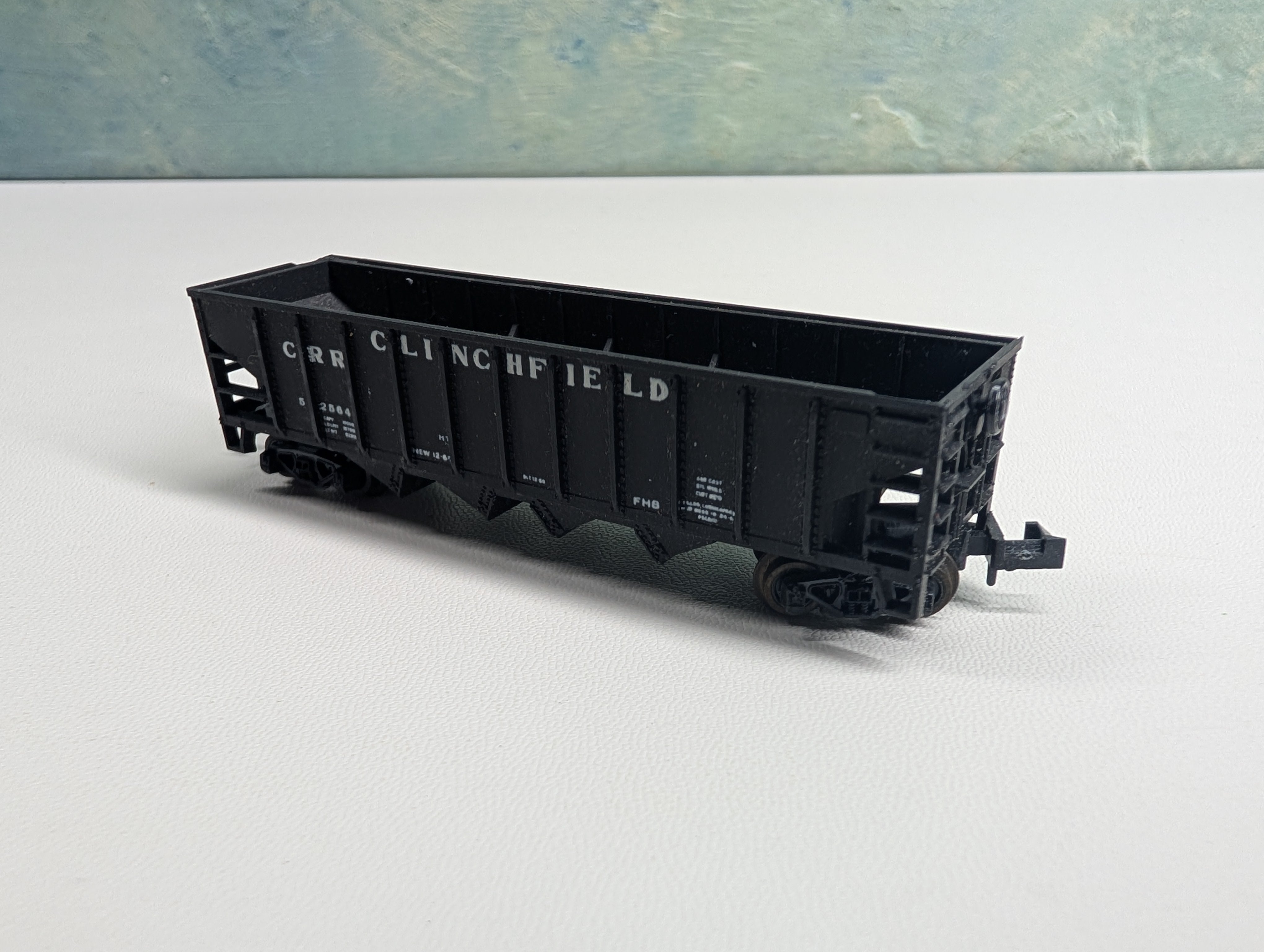 USED AHM N Scale 4 Bay Hopper Clinchfield CRR #52564